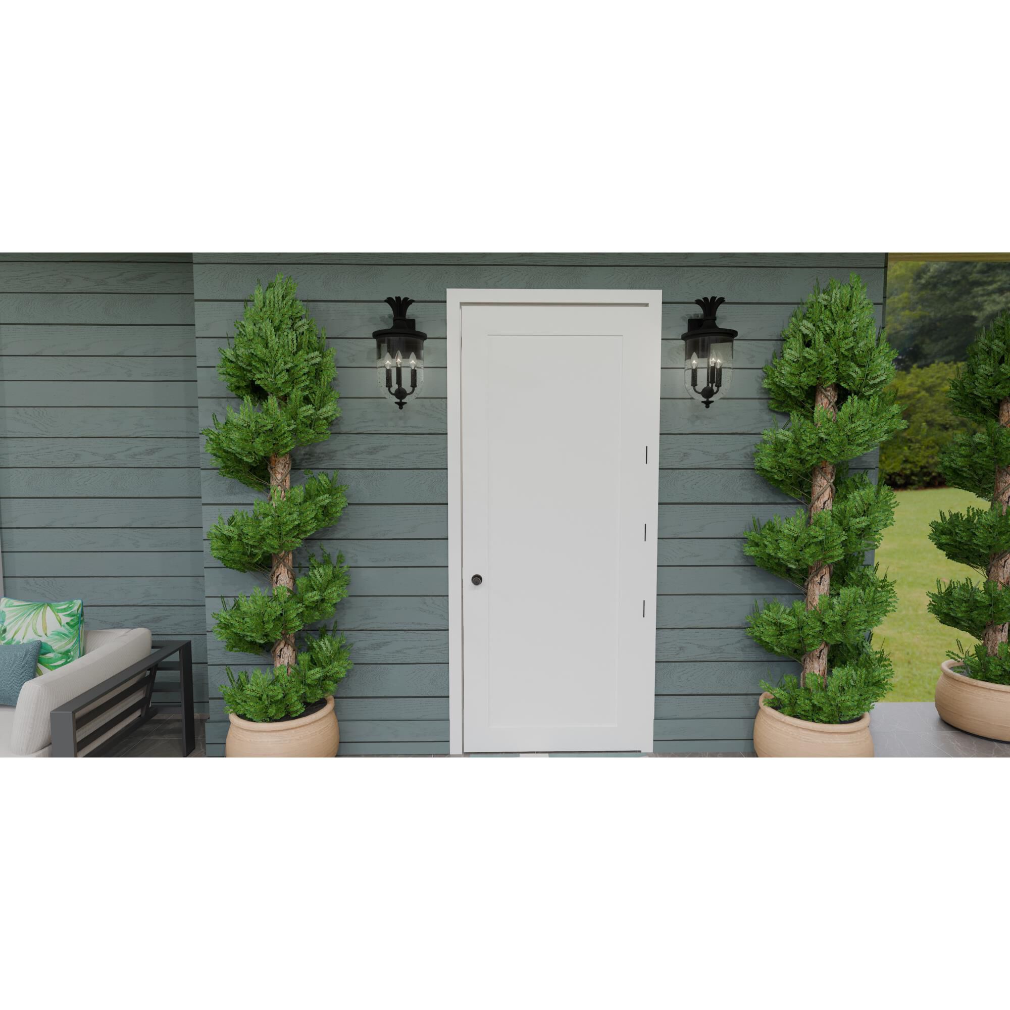 Havana 10 Inch 3 Light Outdoor Wall Light by Quoizel