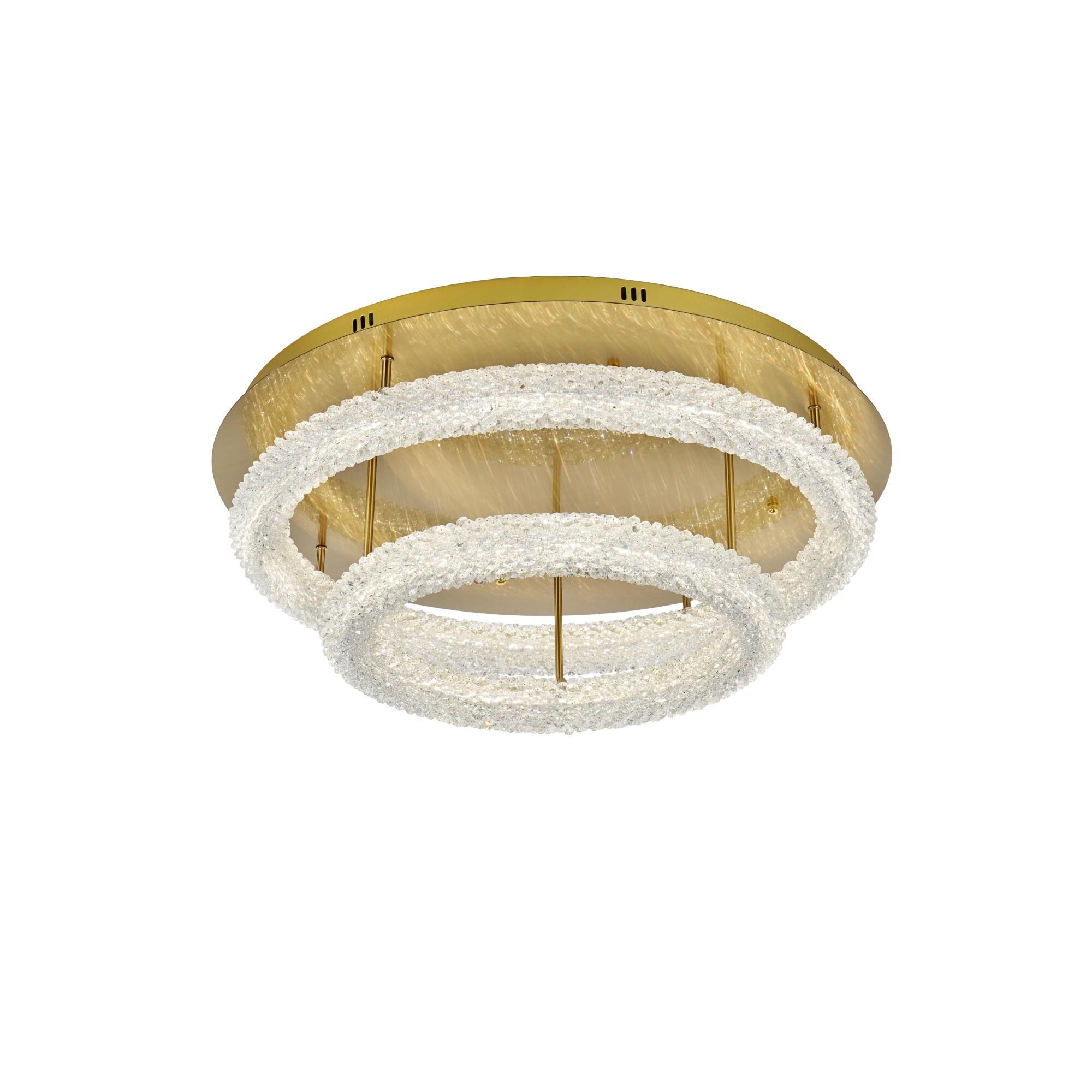 Shown in Satin Gold finish and Rc crystal