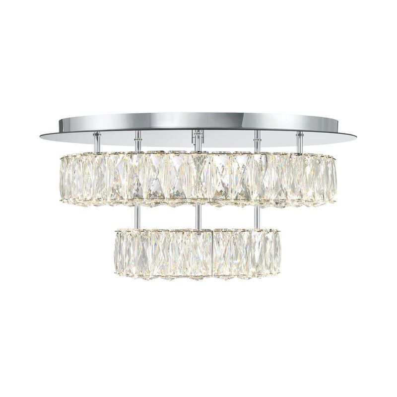 Kinsley 20 Inch Flush Mount by Crystorama