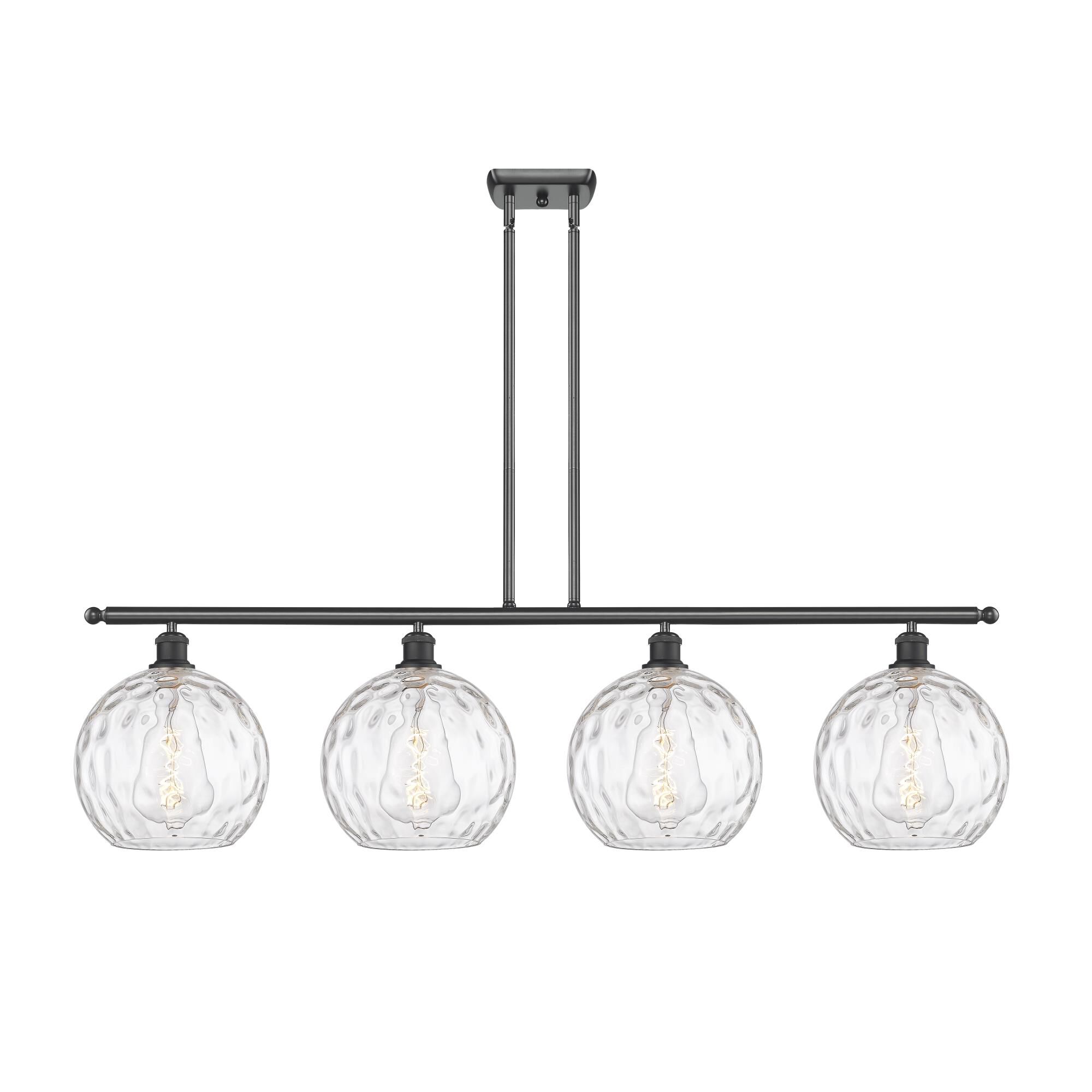 Bruno Marashlian Athens Water Glass 48 Inch 4 Light Linear Suspension Light by Innovations Lighting
