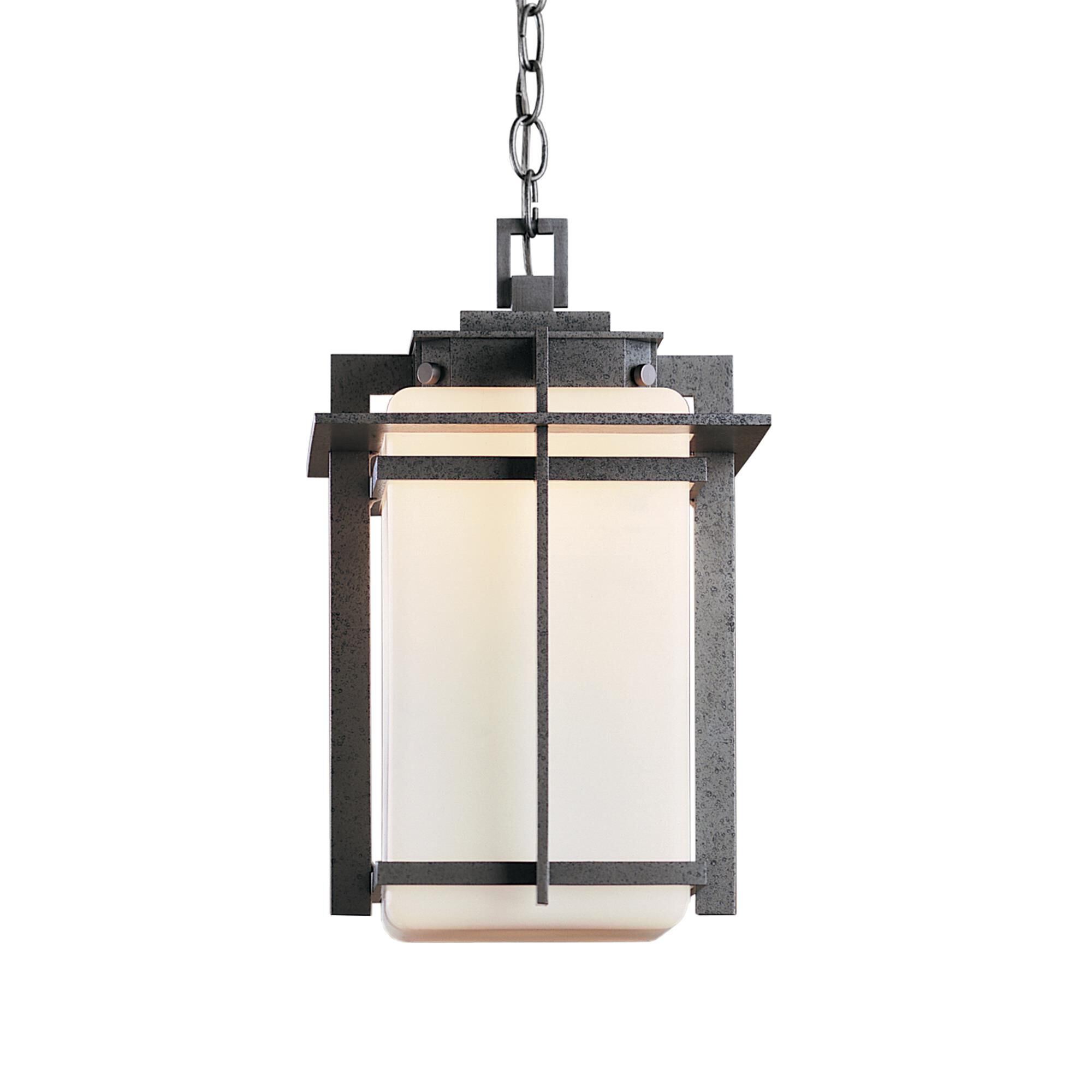 Shown in Natural Iron finish and Opal  glass