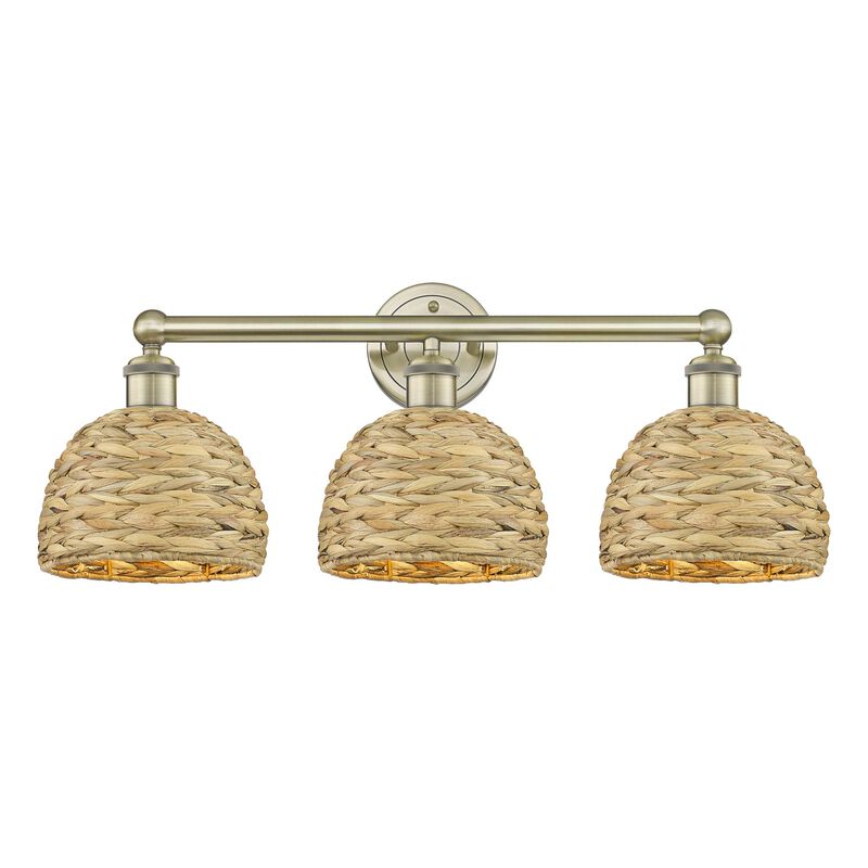 Bruno Marashlian Woven Rattan 26 Inch Bath Vanity Light by Innovations Lighting