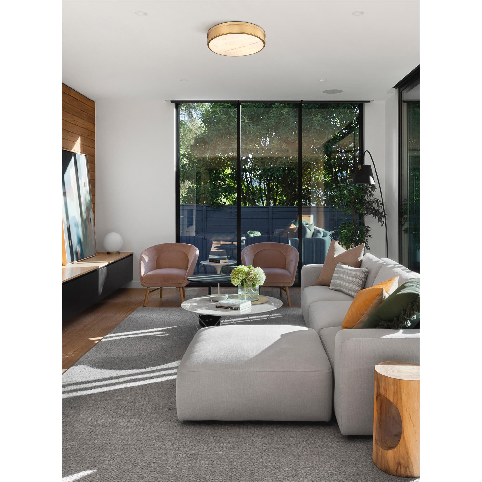 Anders 22 Inch 3 Light LED Flush Mount by Z-Lite