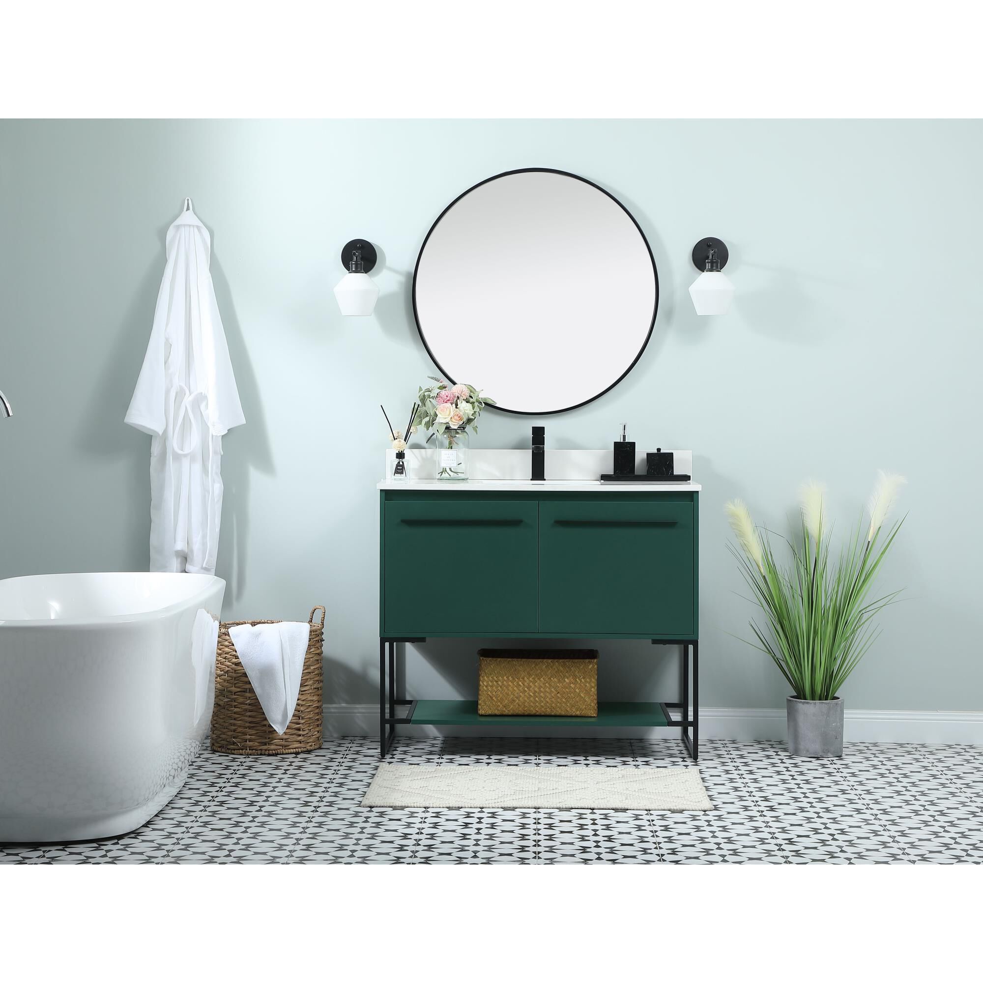 Shown in Green finish