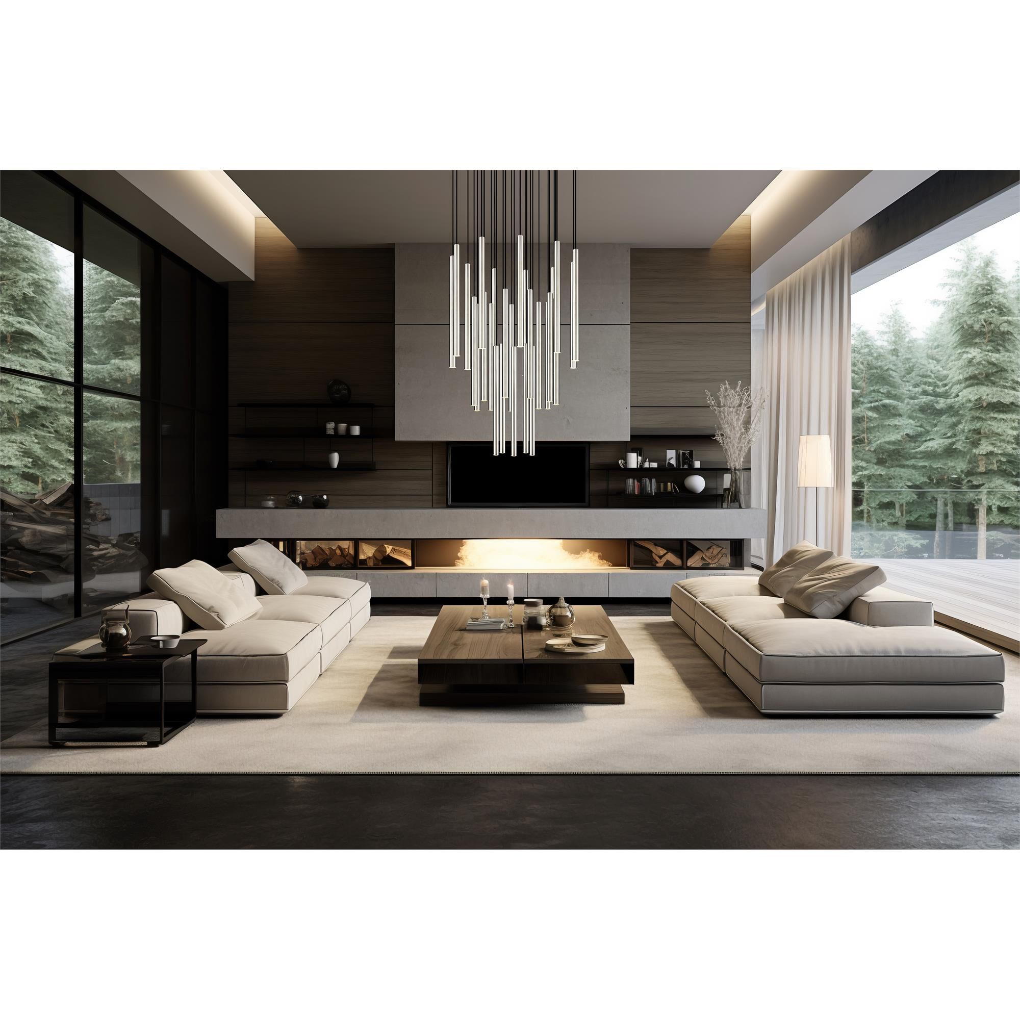 Forest 36 Inch Chandelier by Z Lite