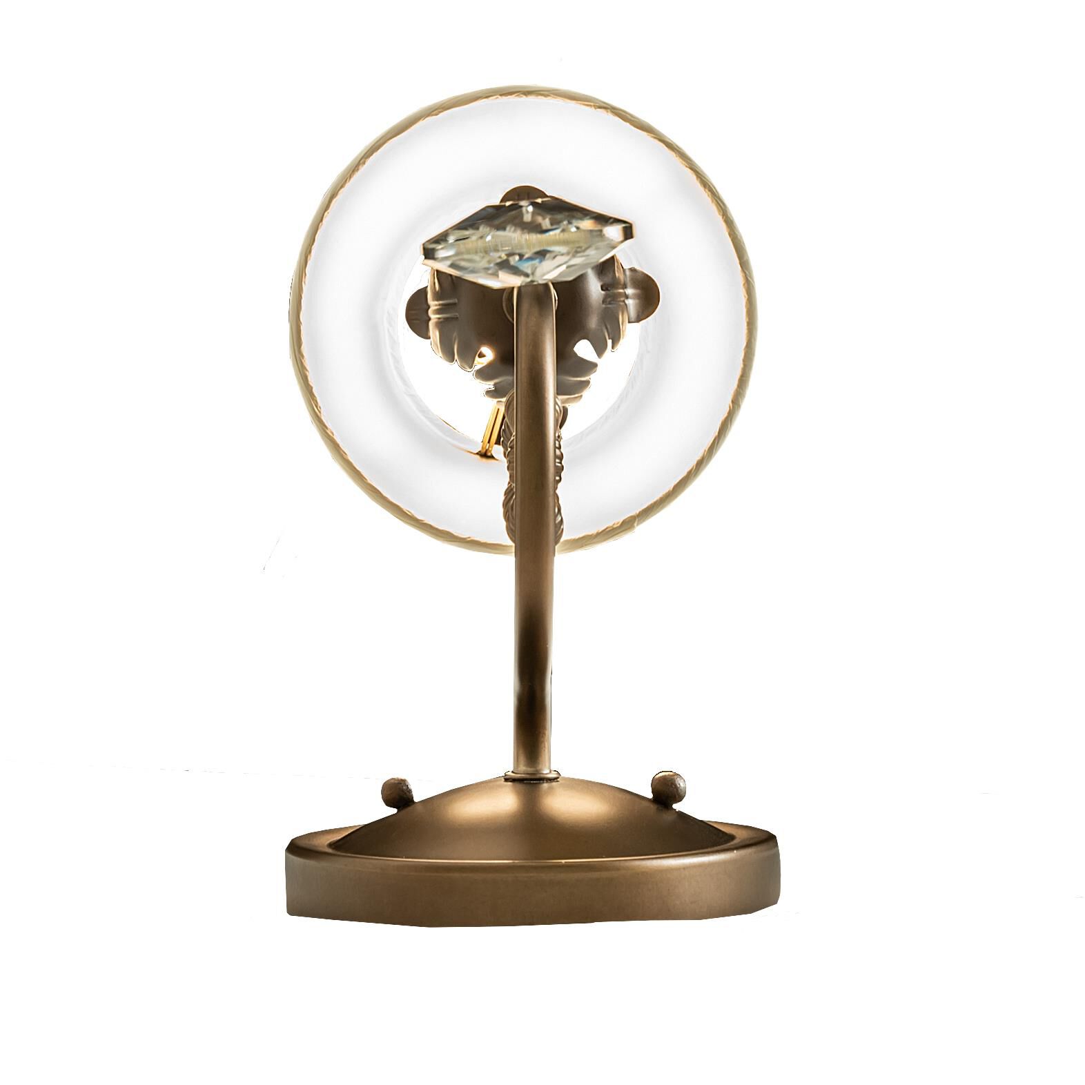 Shown in Antique Copper Finish finish and White glass