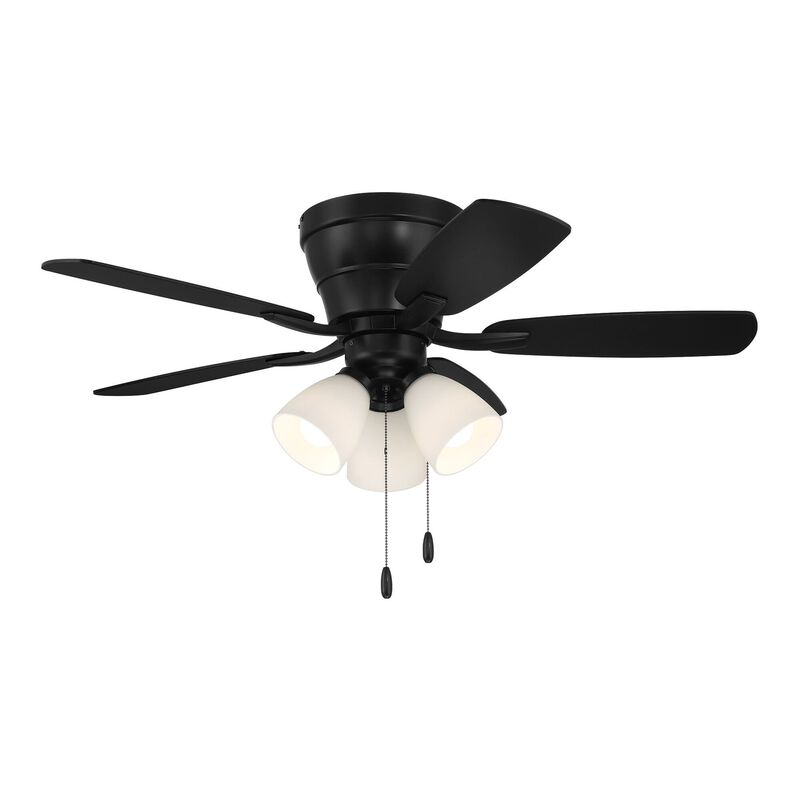 Wheeler 42 3-Light 42 Inch Flush Mount Fan with Light Kit by Craftmade