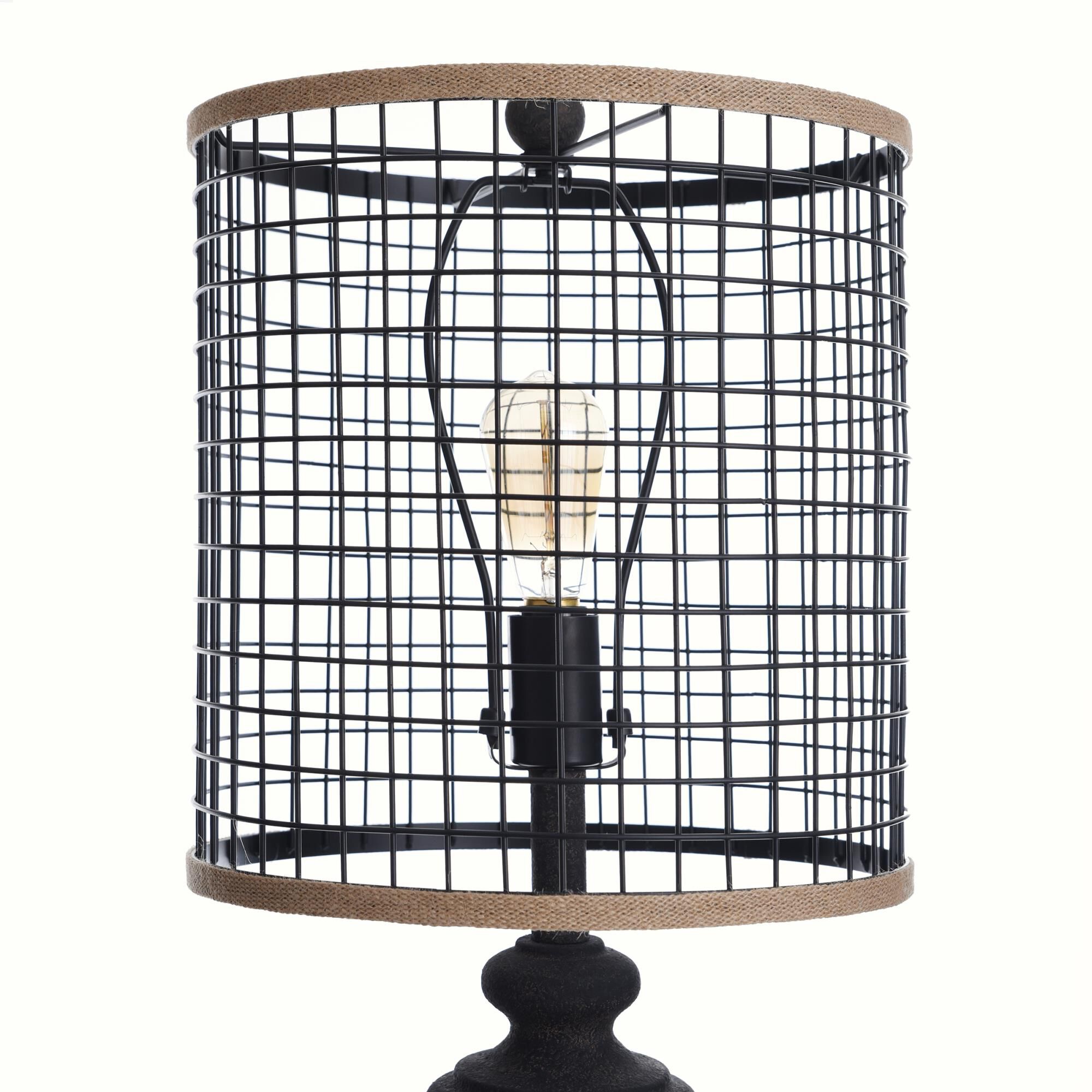 Shown in Black Metal finish and Black Metal shade