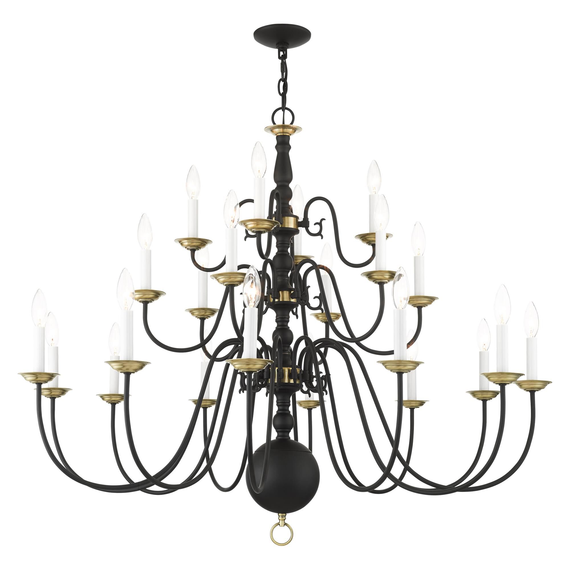 Williamsburg 22 Light Chandelier by Livex Lighting
