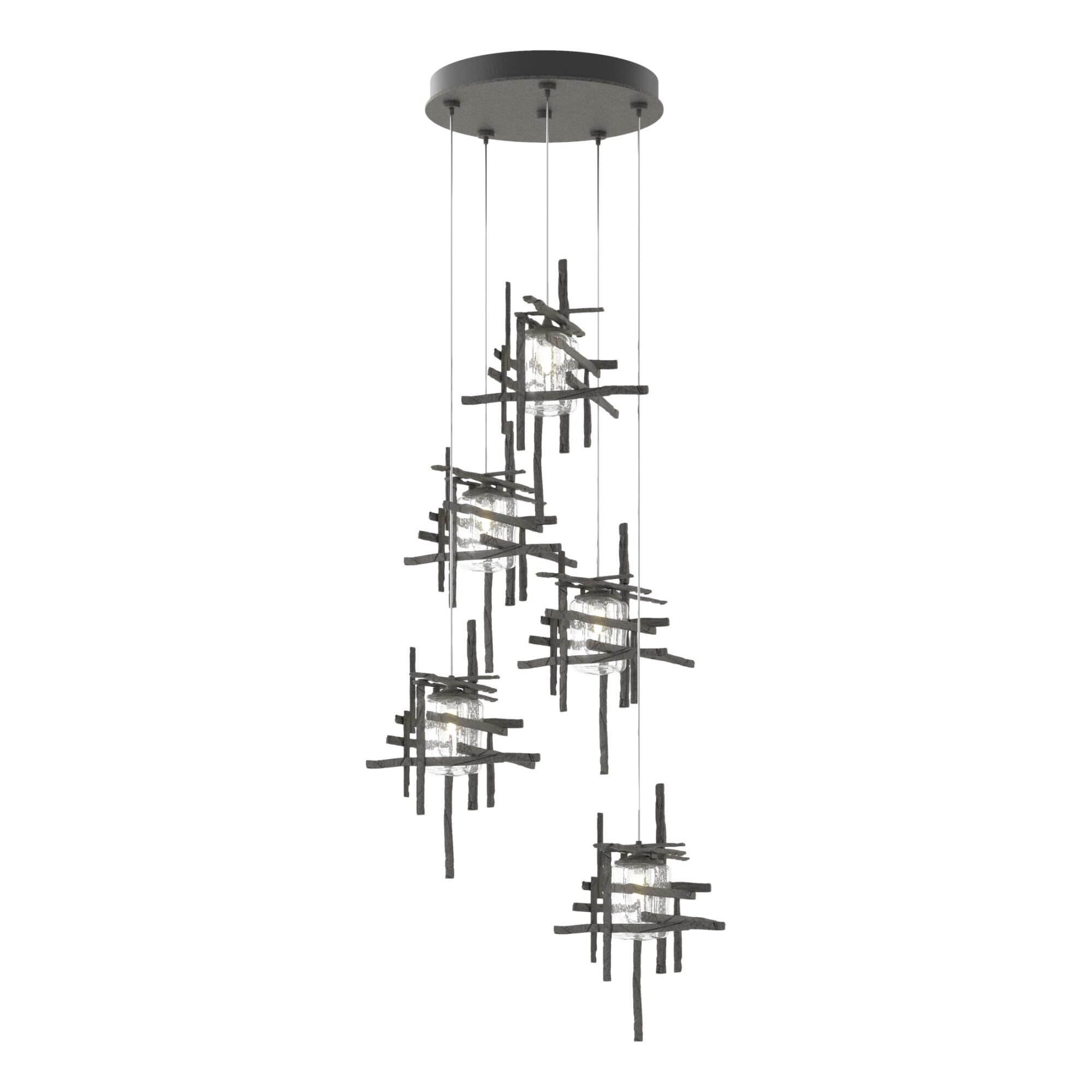 Tura 27 Inch 5 Light Multi Light Pendant,