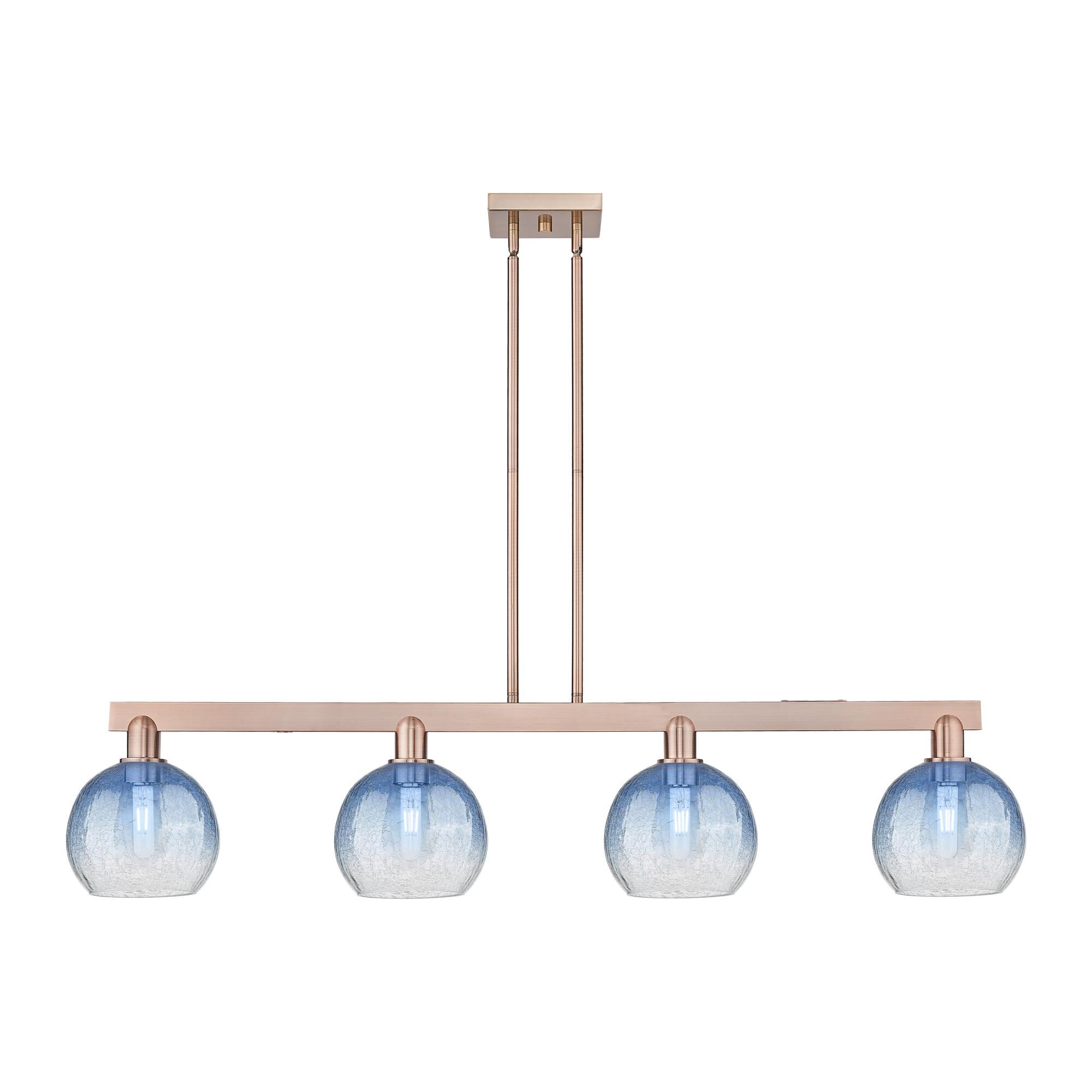Bruno Marashlian Brookhaven Globe 48 Inch Linear Suspension Light by Innovations Lighting