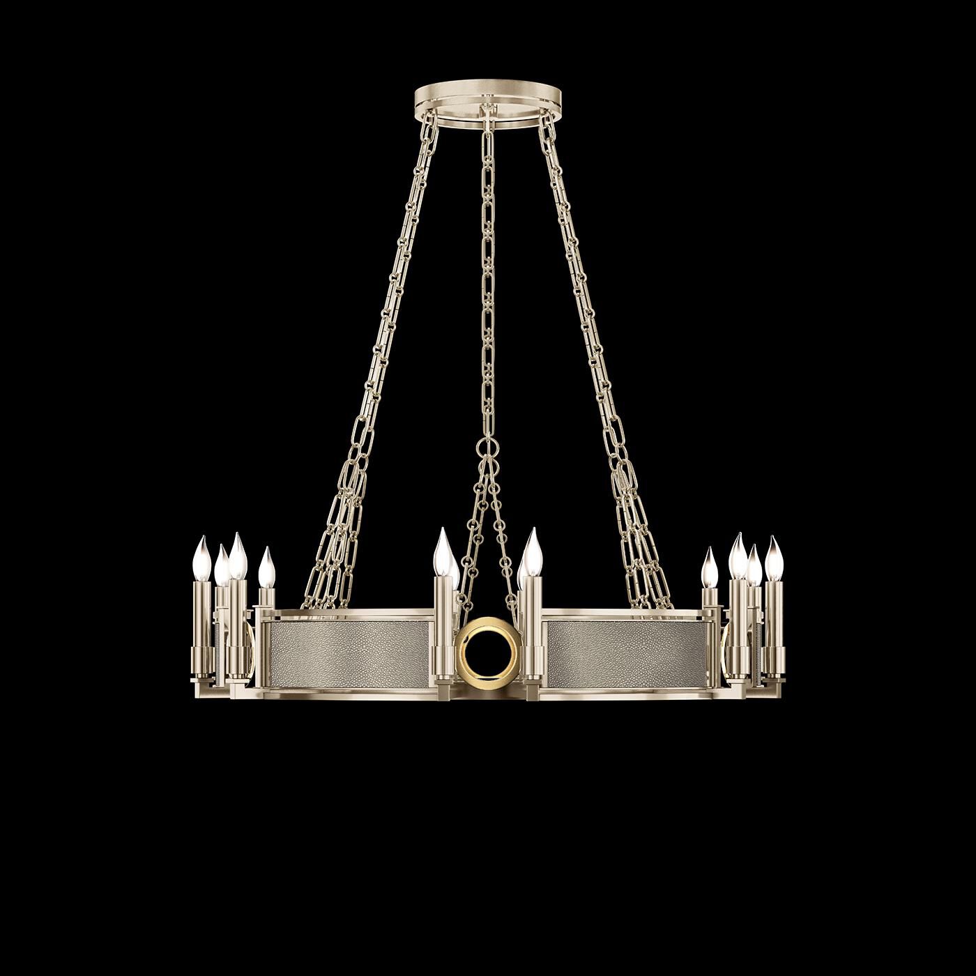 Shown in Champagne and Brass  finish and Coco accent