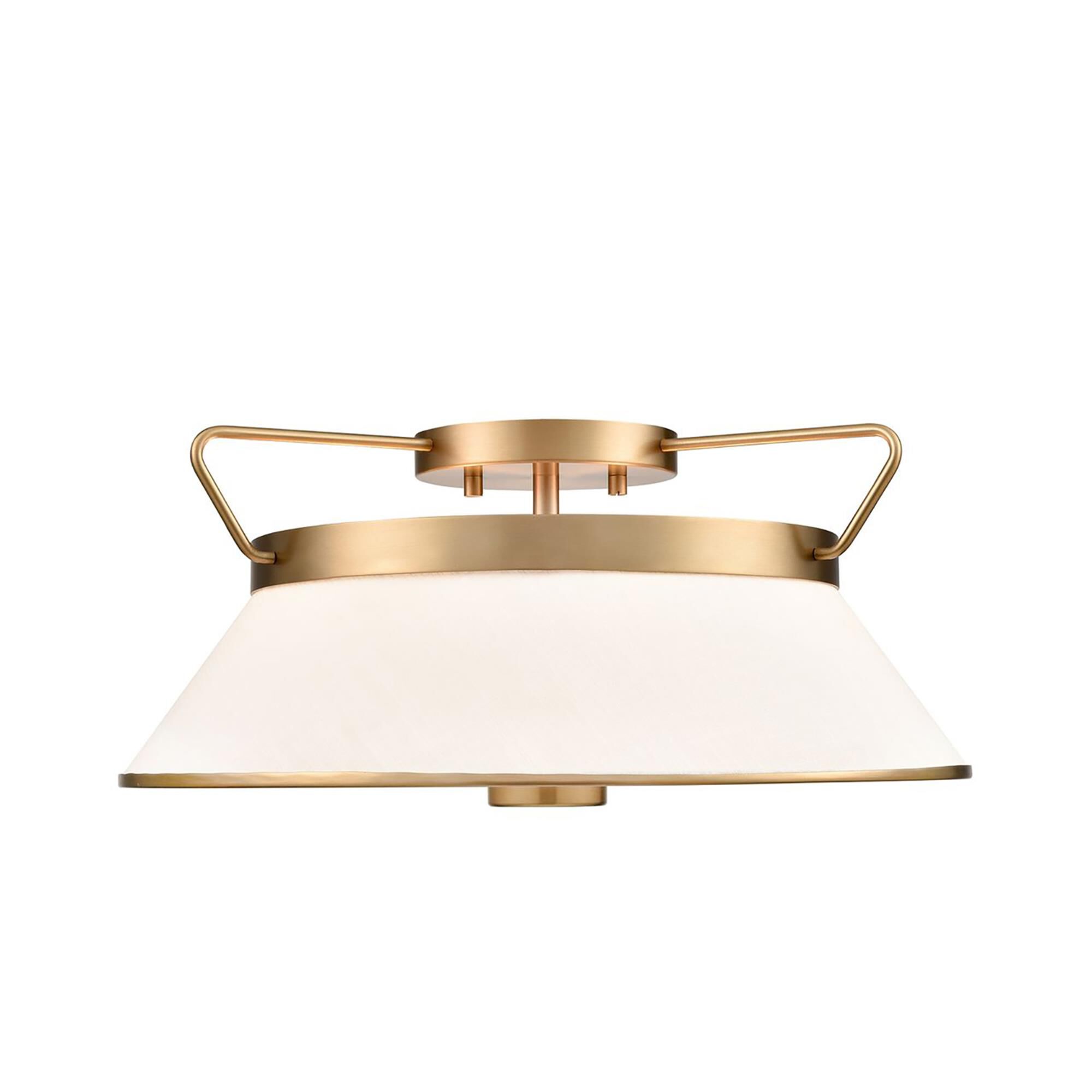 Kevin Kraemer Layla 17 Inch 2 Light LED Semi Flush Mount,
