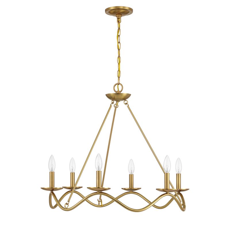 28 Inch Chandelier by Meridian Lighting