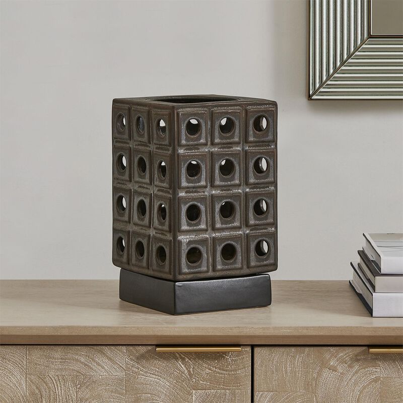 Osvaldo Mendoza Lattice Candle Holder by Uttermost
