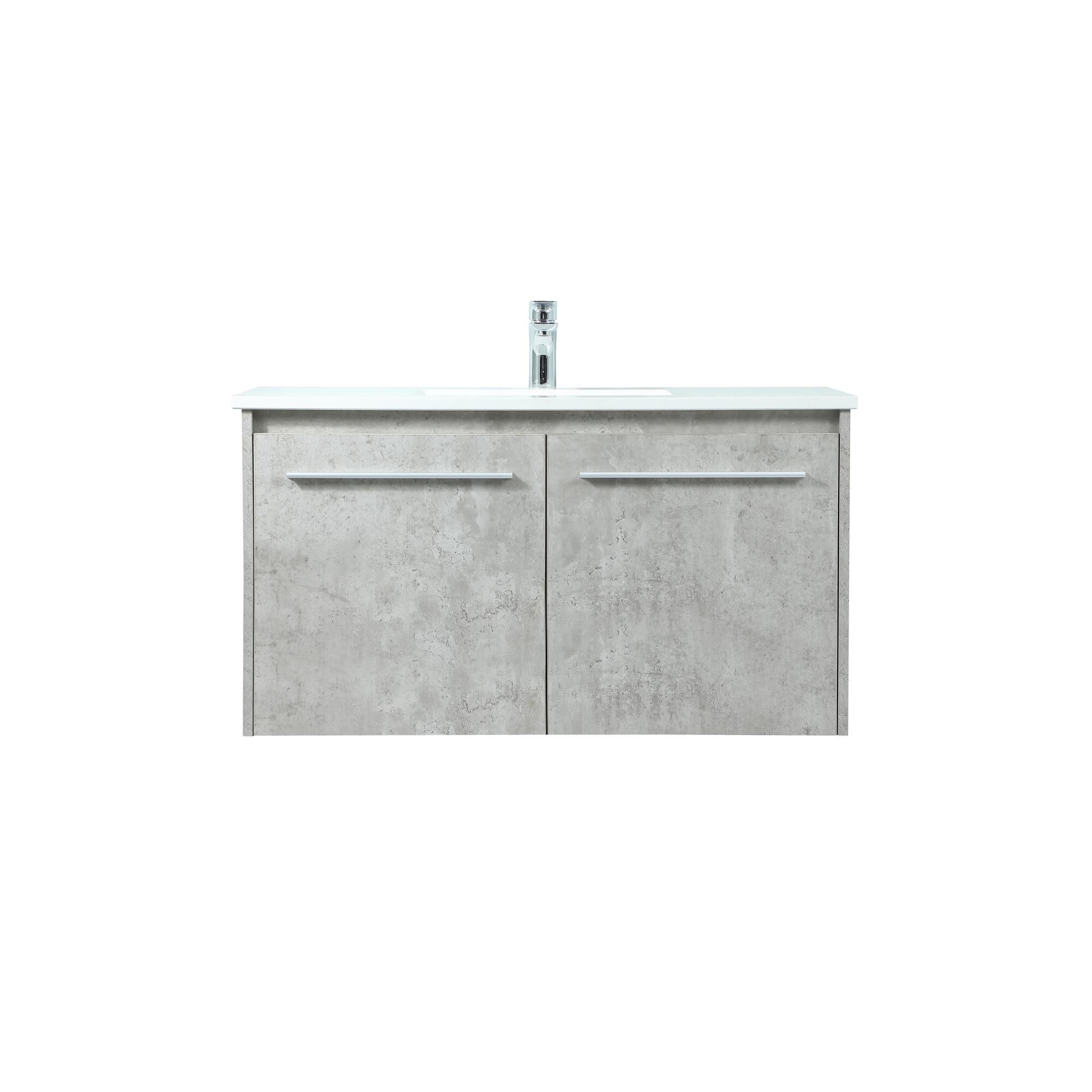 Shown in Concrete Grey finish