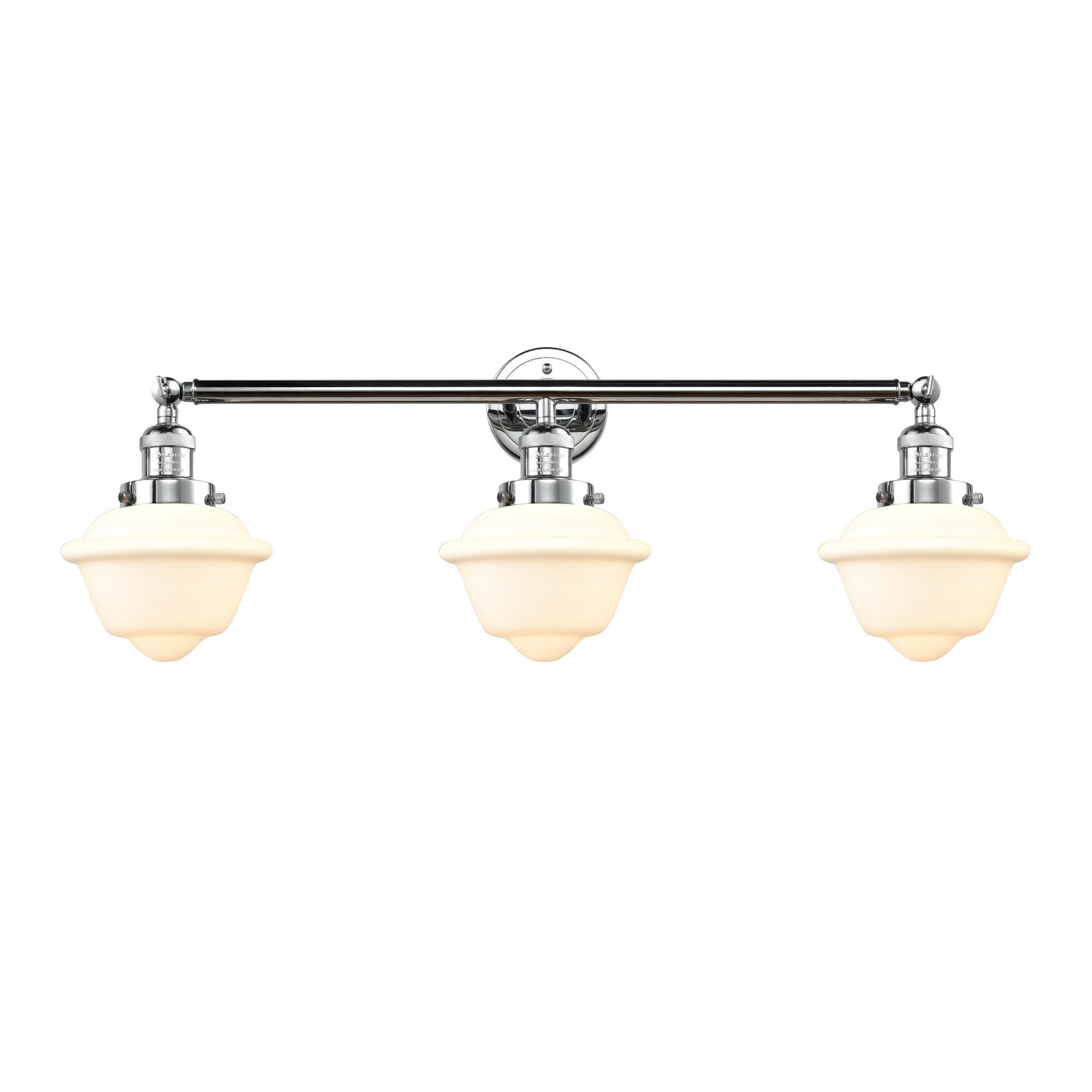 Bruno Marashlian Small Oxford 34 Inch 3 Light Bath Vanity Light by Innovations Lighting