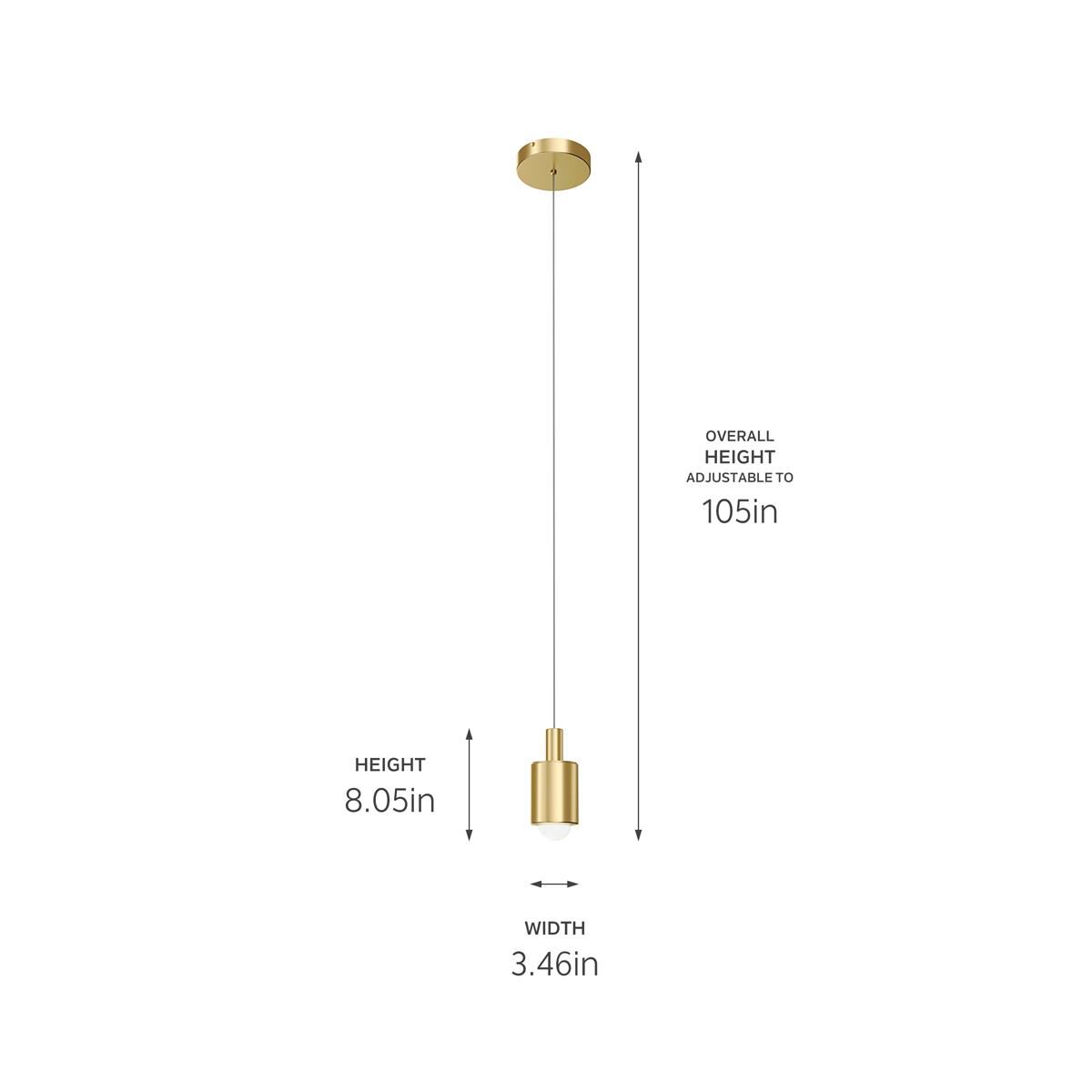 Elan Lighting Keele 6 Inch LED Mini Pendant