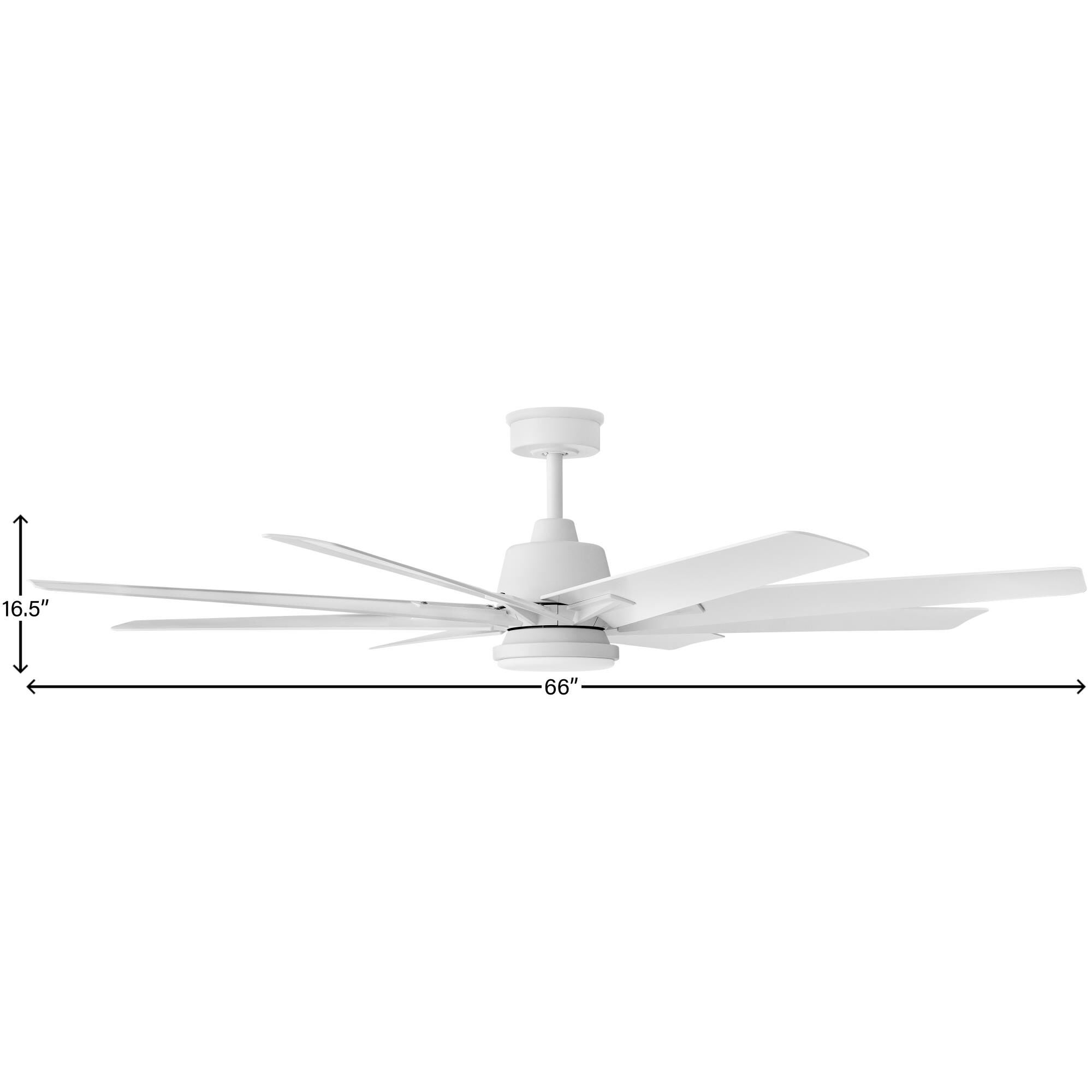 Concur Outdoor Rated 66 Inch Ceiling Fan with Light Kit by Hinkley Lighting