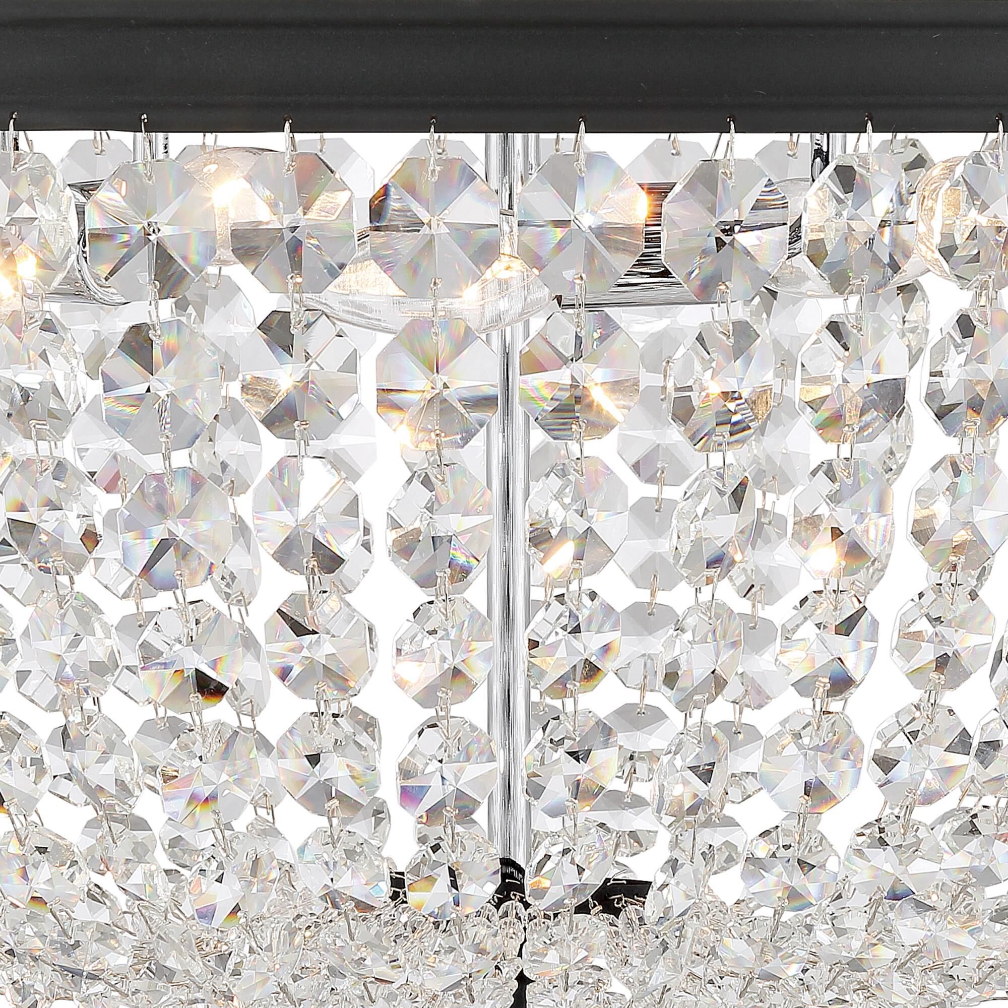 Nola 20 Inch 5 Light Flush Mount by Crystorama