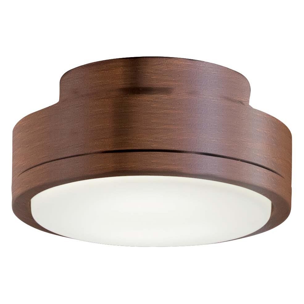 Shown in Distressed Koa finish and Etched White glass