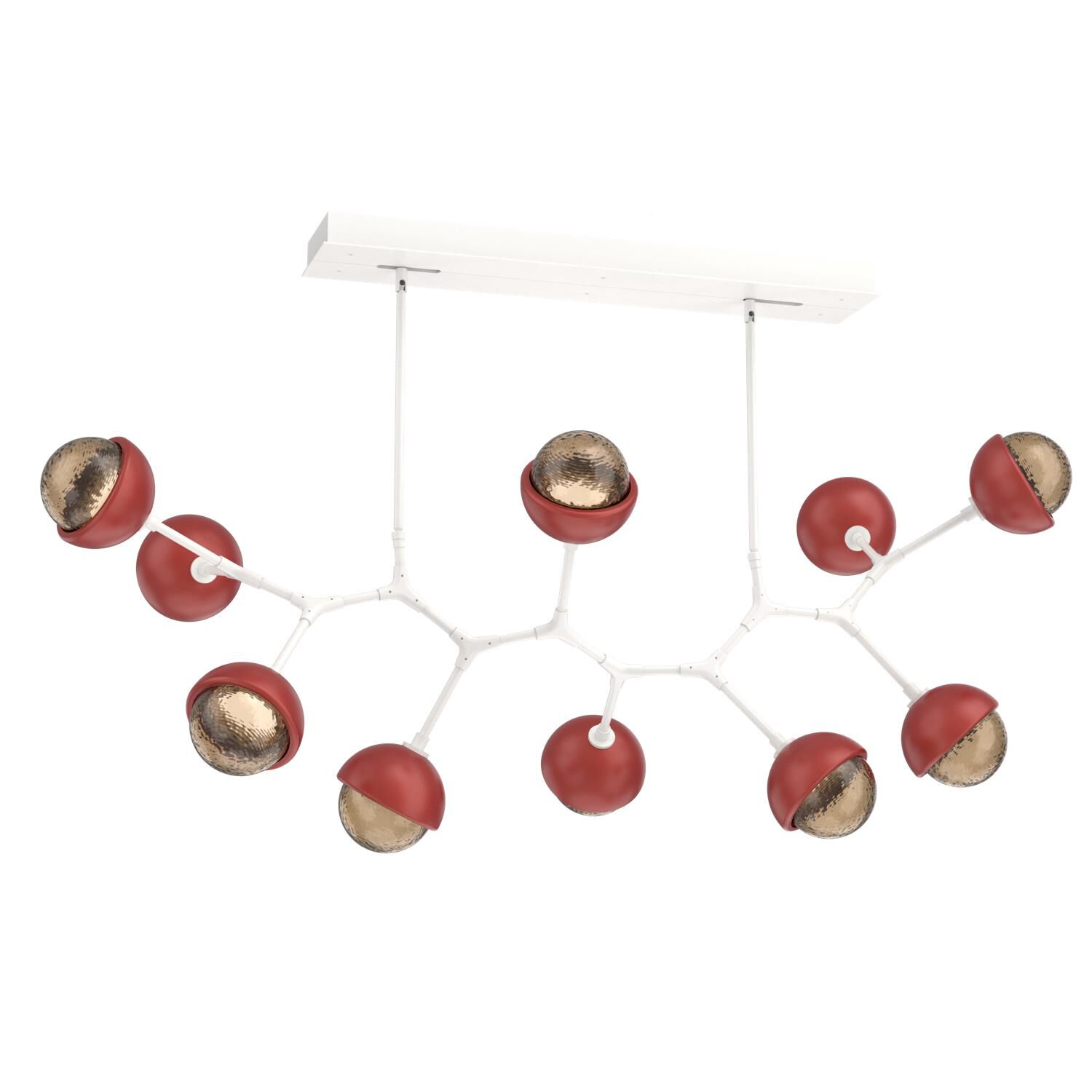 Levi Wilson Cabochon 56 Inch Linear Suspension Light by Hammerton Studio