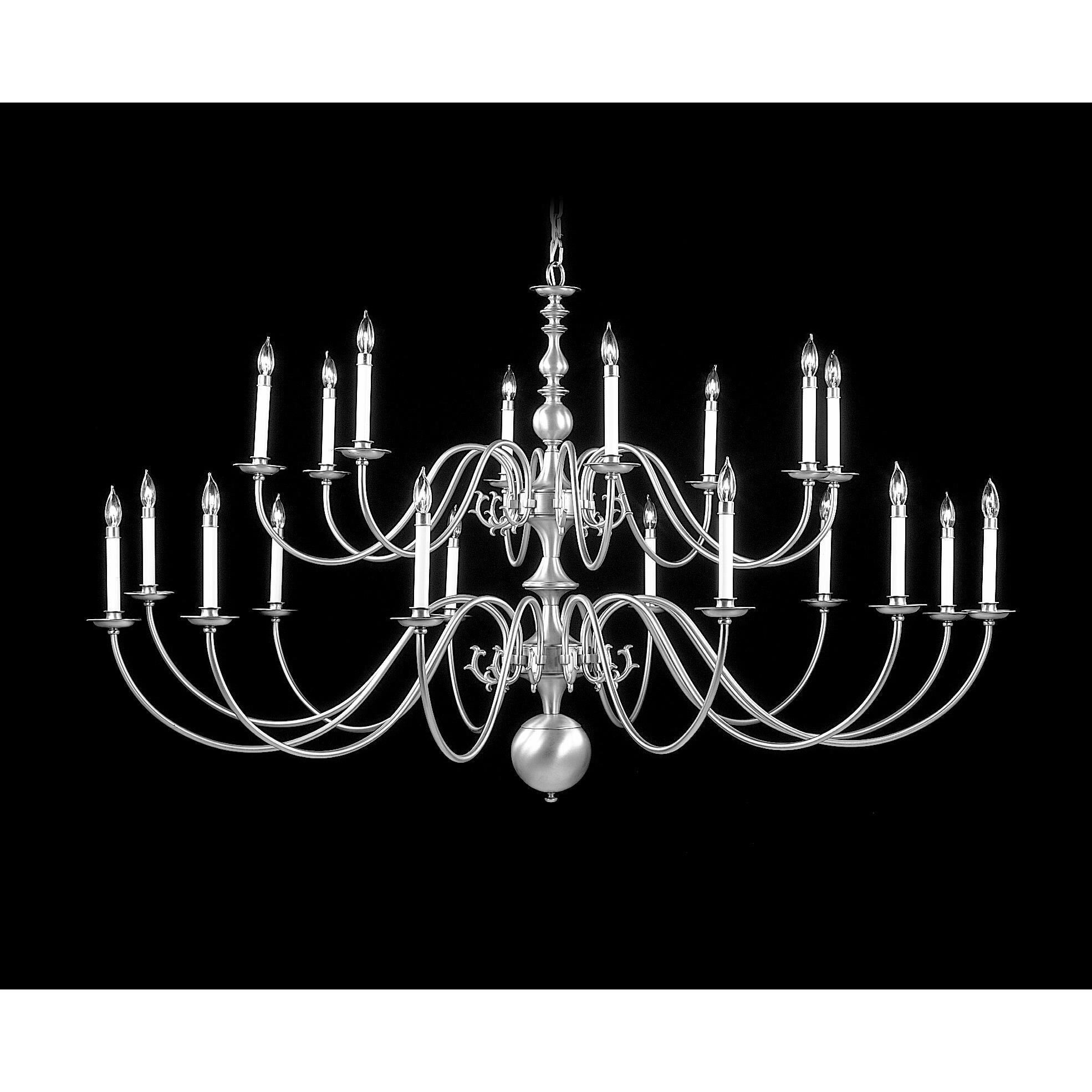 Jamestown 69 Inch 20 Light Chandelier by Framburg