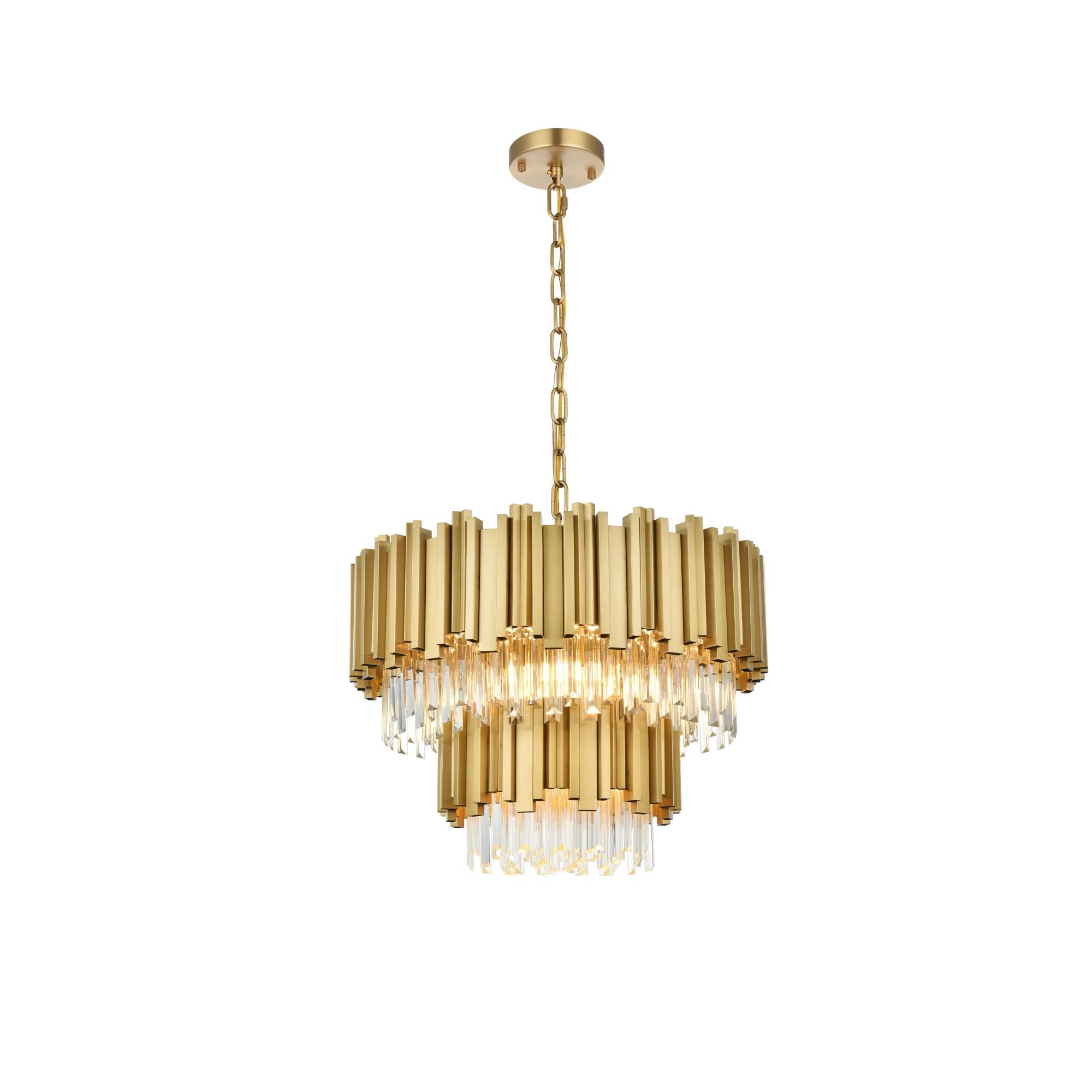 Willow 24 Inch Chandelier by Elegant Lighting