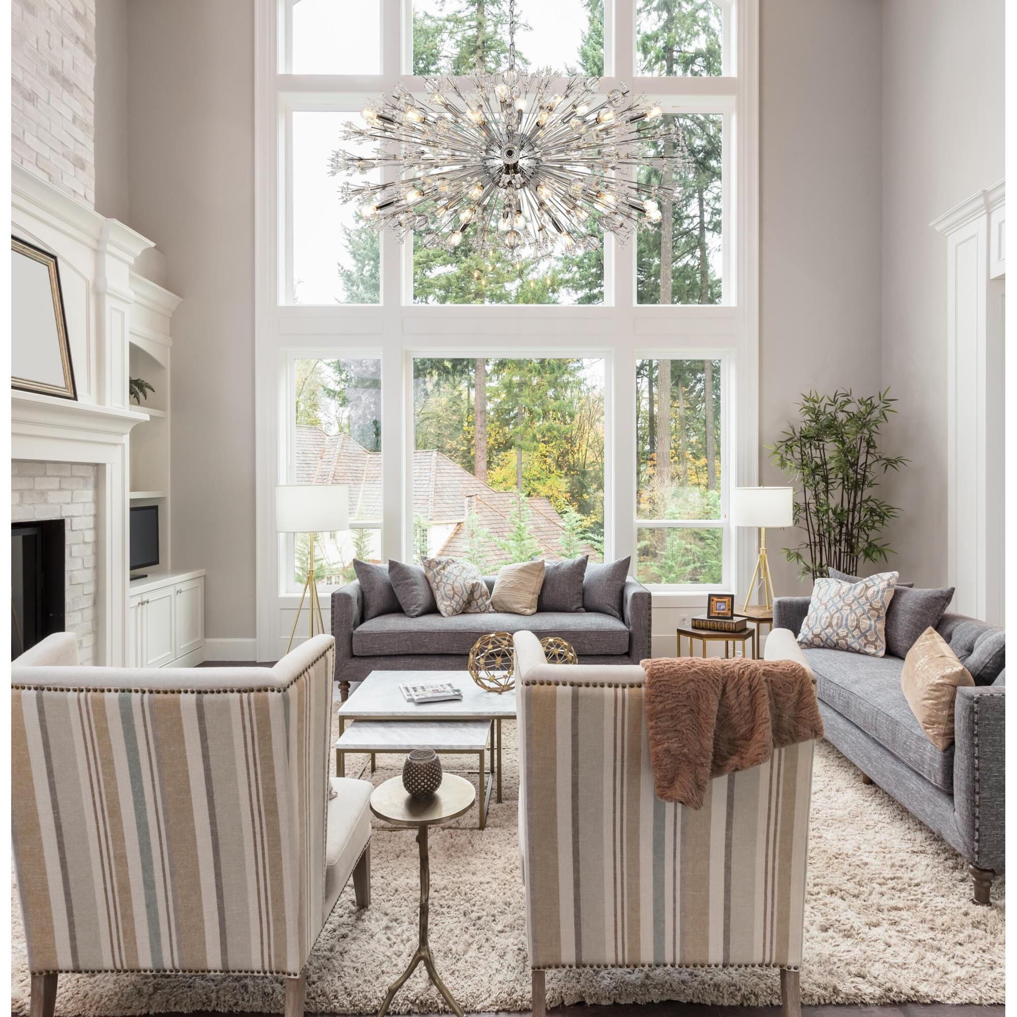 Vera 48 Inch Large Pendant by Elegant Lighting