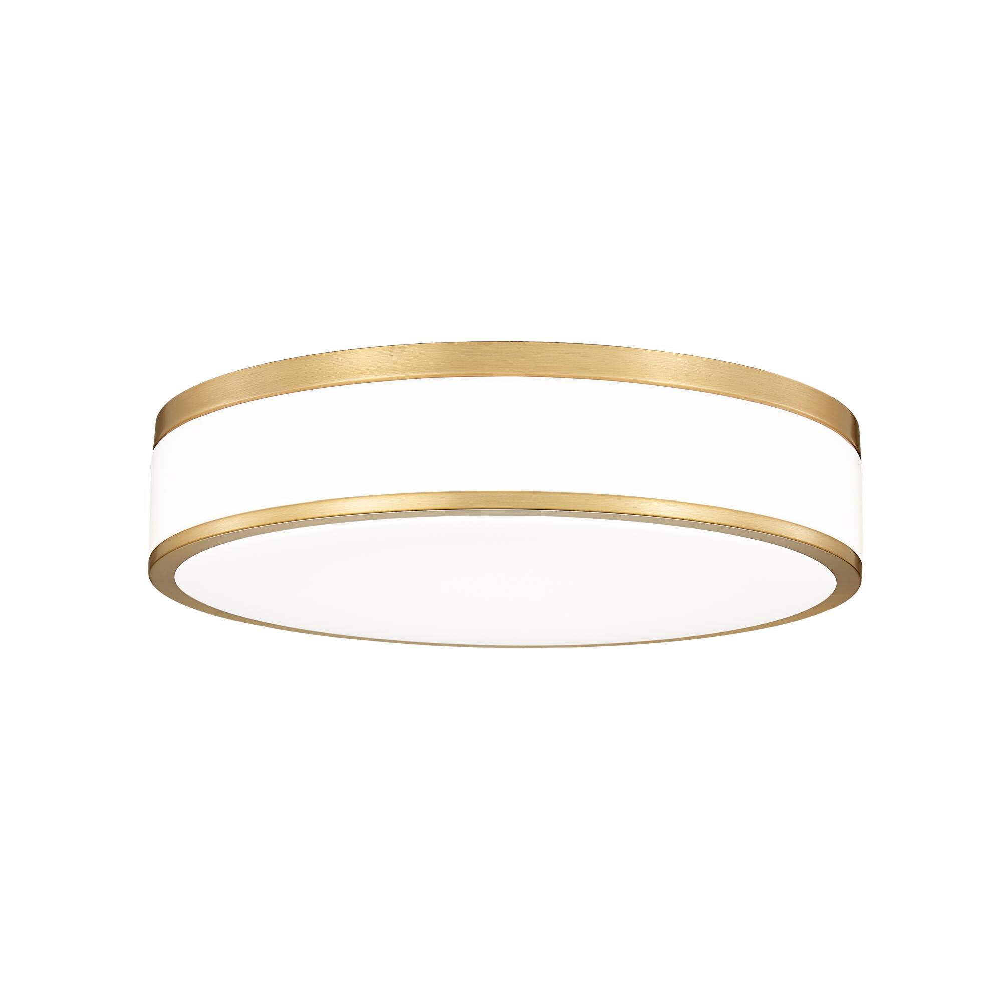 Shown in Modern Gold finish and Frosted glass and Frosted shade