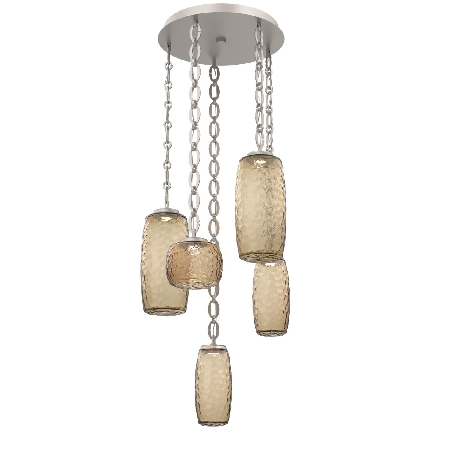 Levi Wilson Vessel 21 Inch Multi Light Pendant by Hammerton Studio