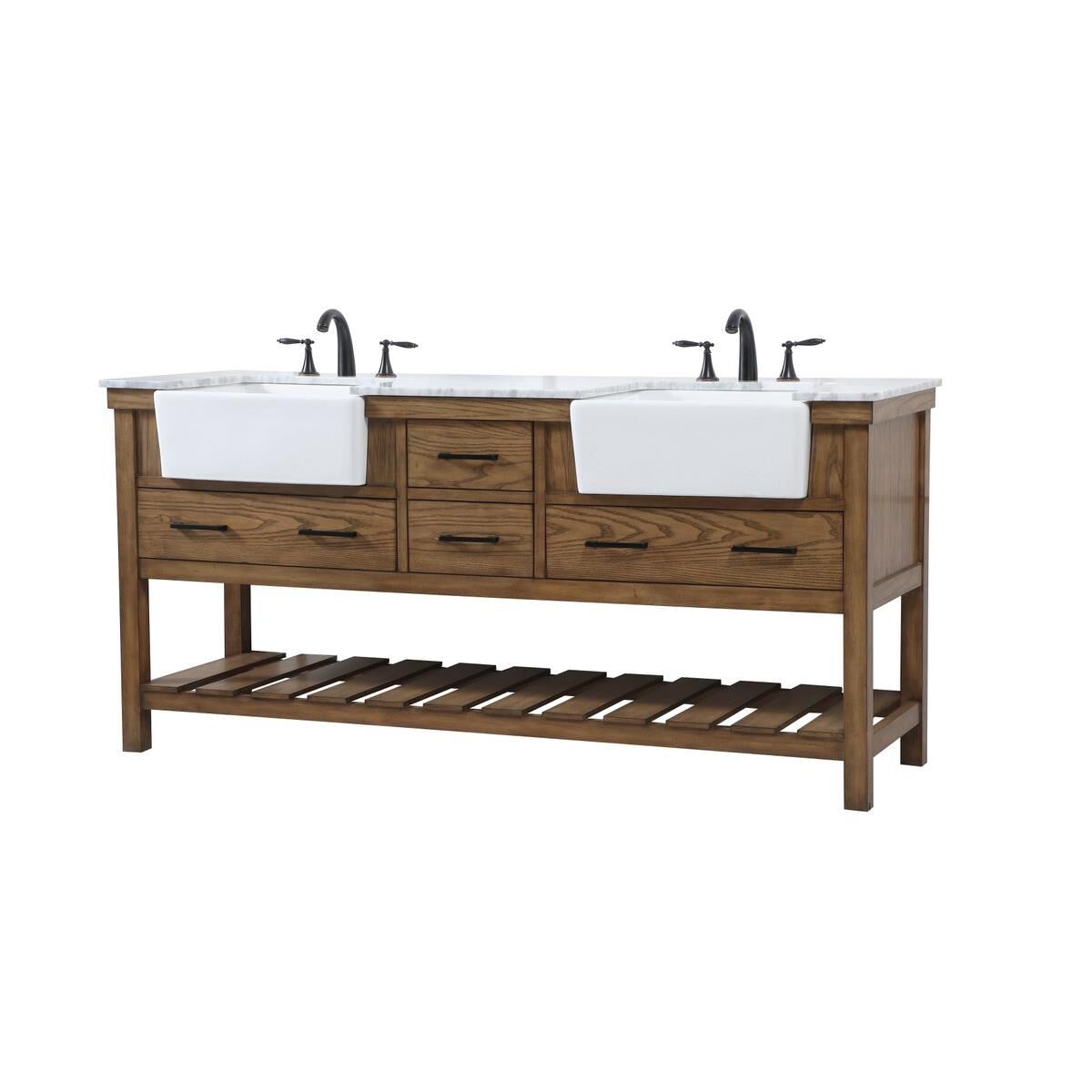 Shown in Green finish and Without Backsplash accent