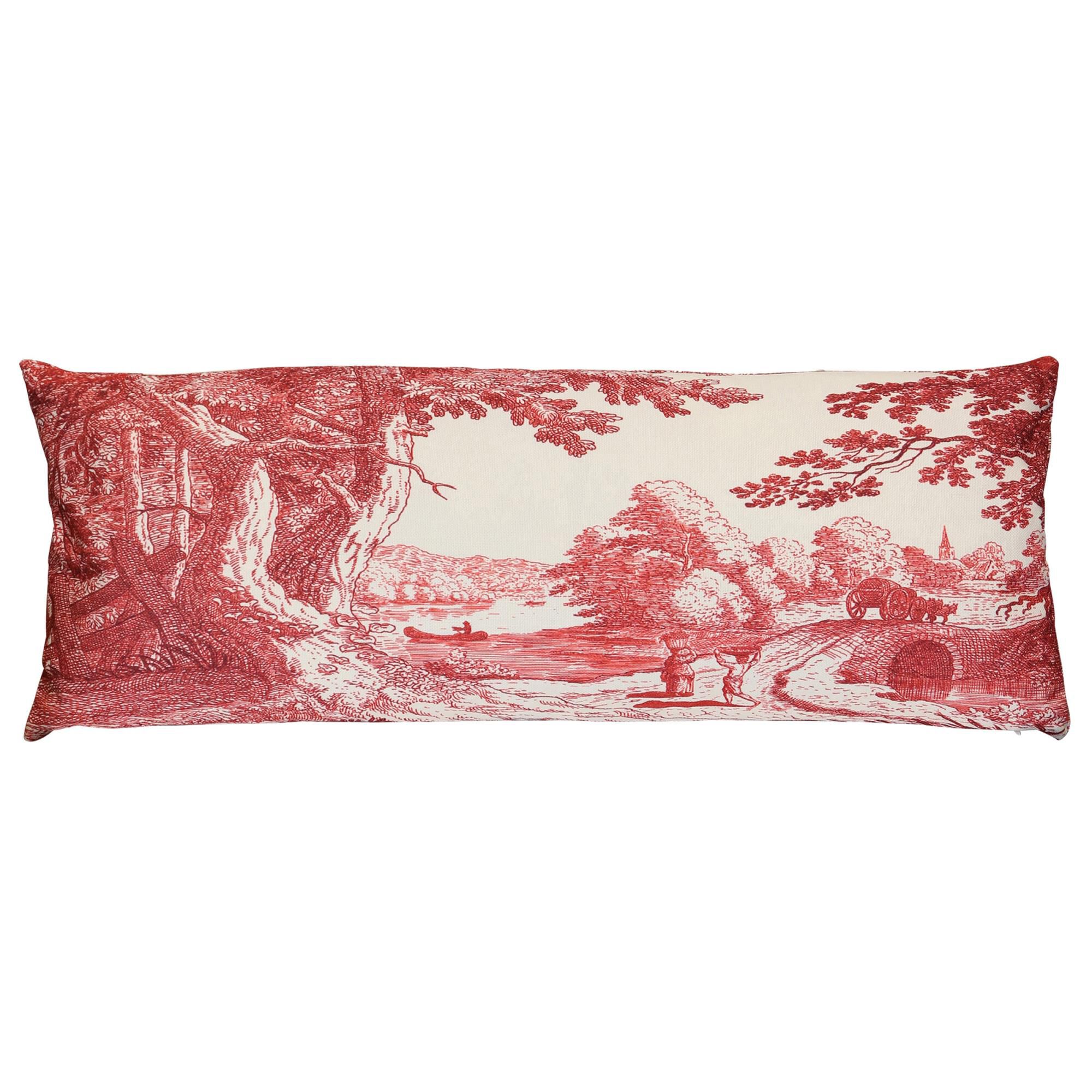 Dann Foley Reverie Toile 36 Inch Decorative Pillow by Stylecraft