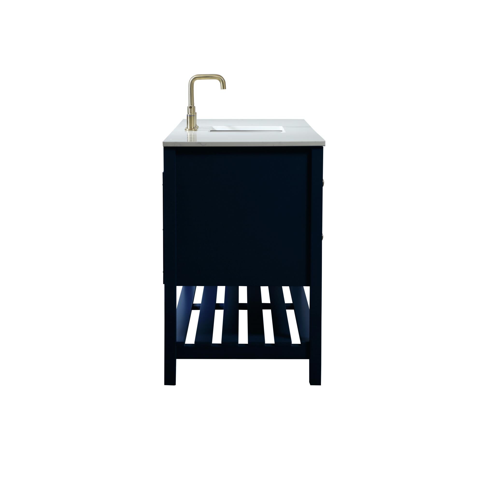 Shown in Blue finish