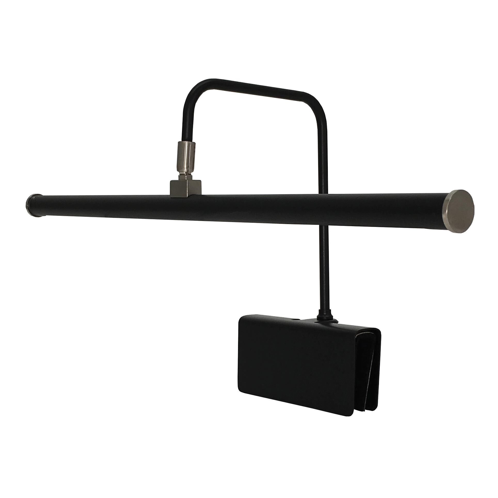 Shown in Black & Satin Nickel finish and Metal shade