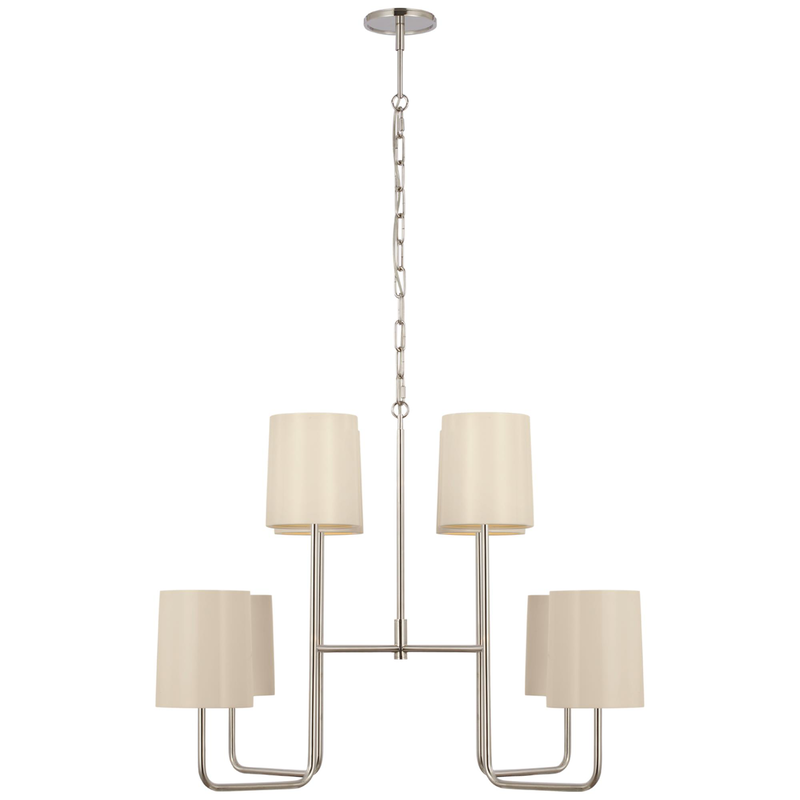 Barbara Barry Go Lightly 30 Inch 8 Light LED Chandelier by Visual Comfort Signature Collection
