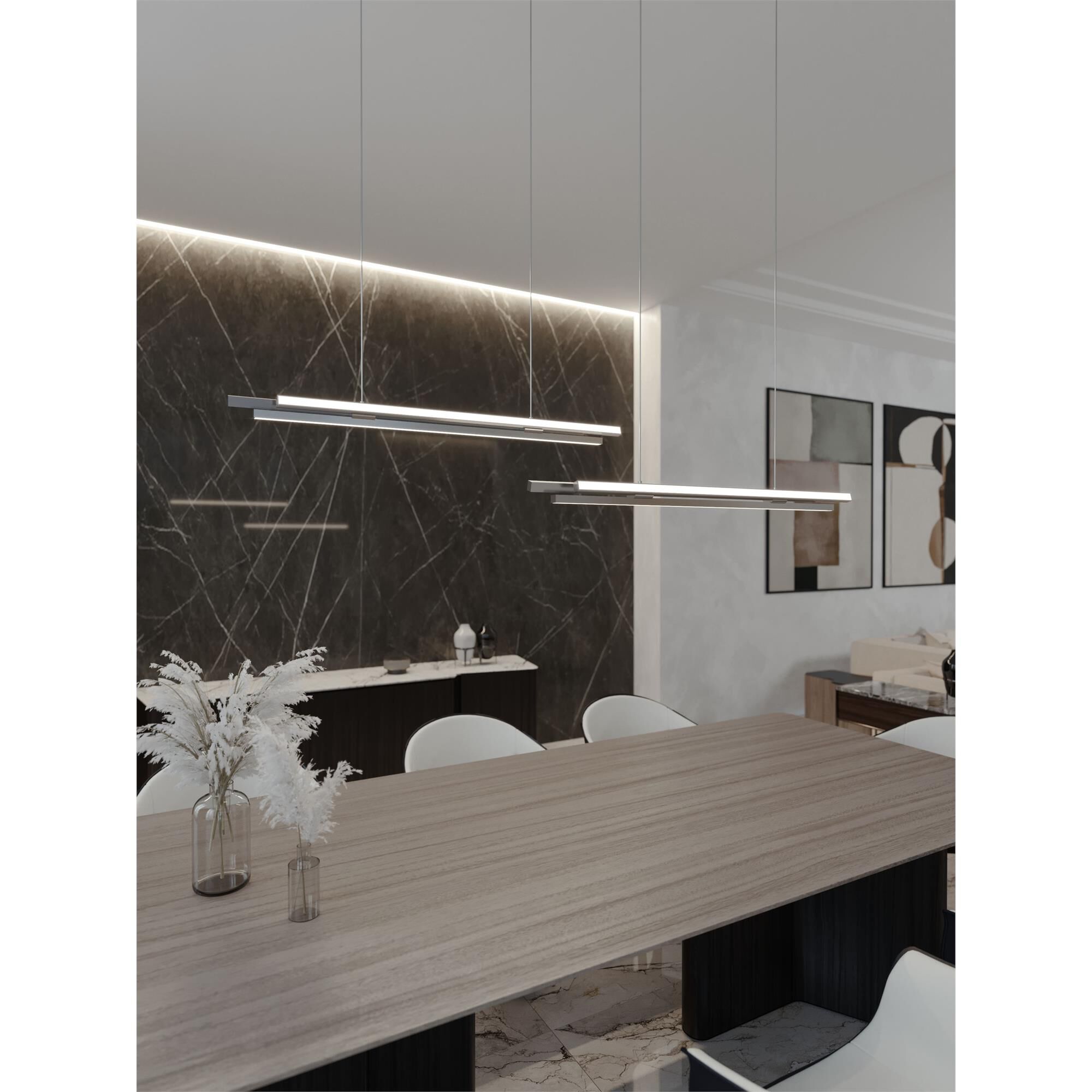 Shown in Satin Nickel finish and Satin Nickel Steel shade