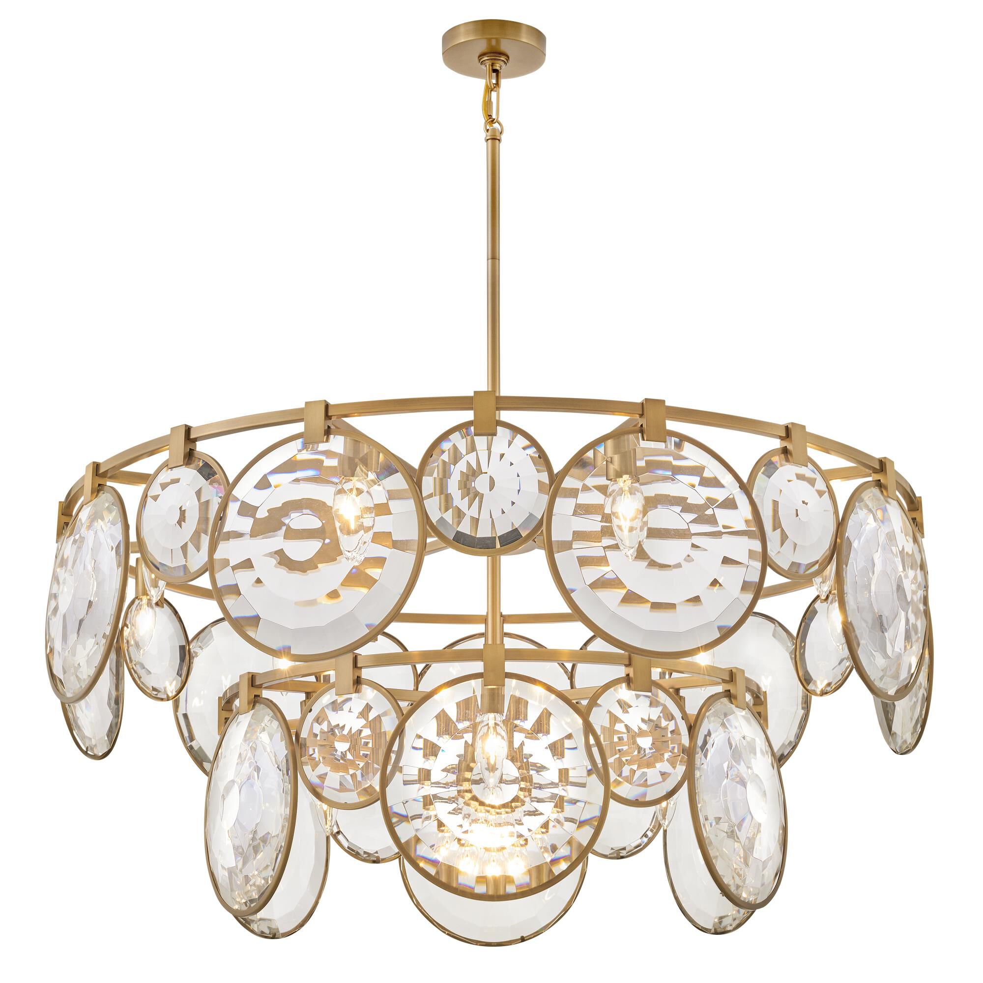Nala 40 Inch 15 Light LED Chandelier by Fredrick Ramond