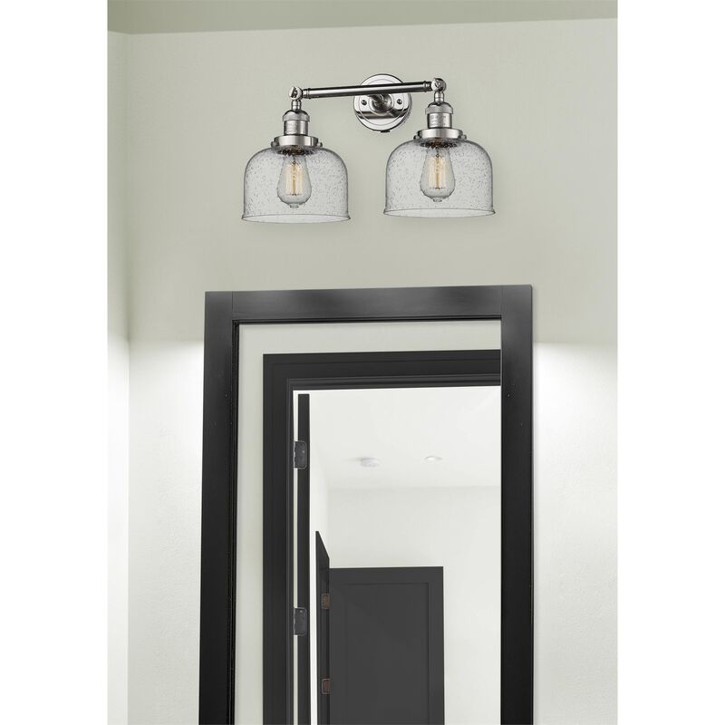 Bruno Marashlian Large Bell 19 Inch 2 Light Bath Vanity Light by Innovations Lighting