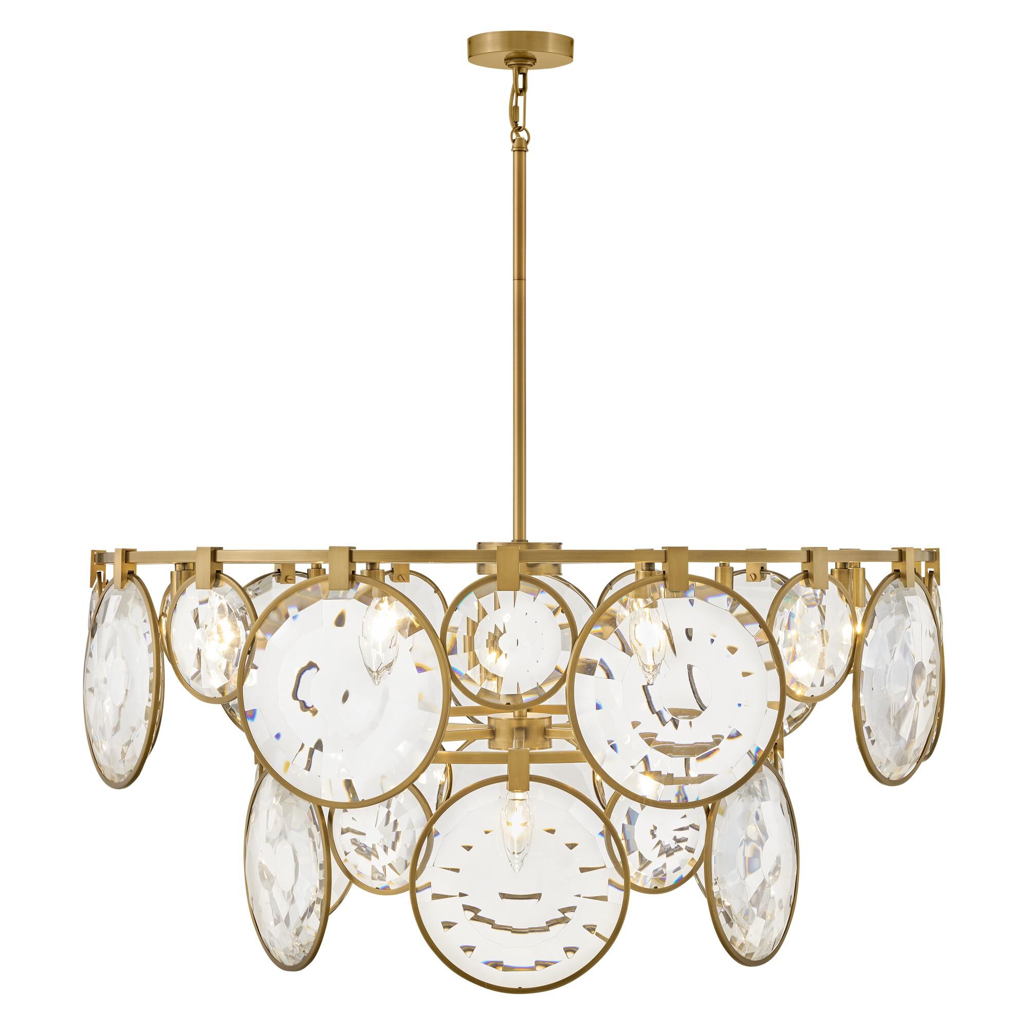 Nala 40 Inch 15 Light LED Chandelier by Fredrick Ramond