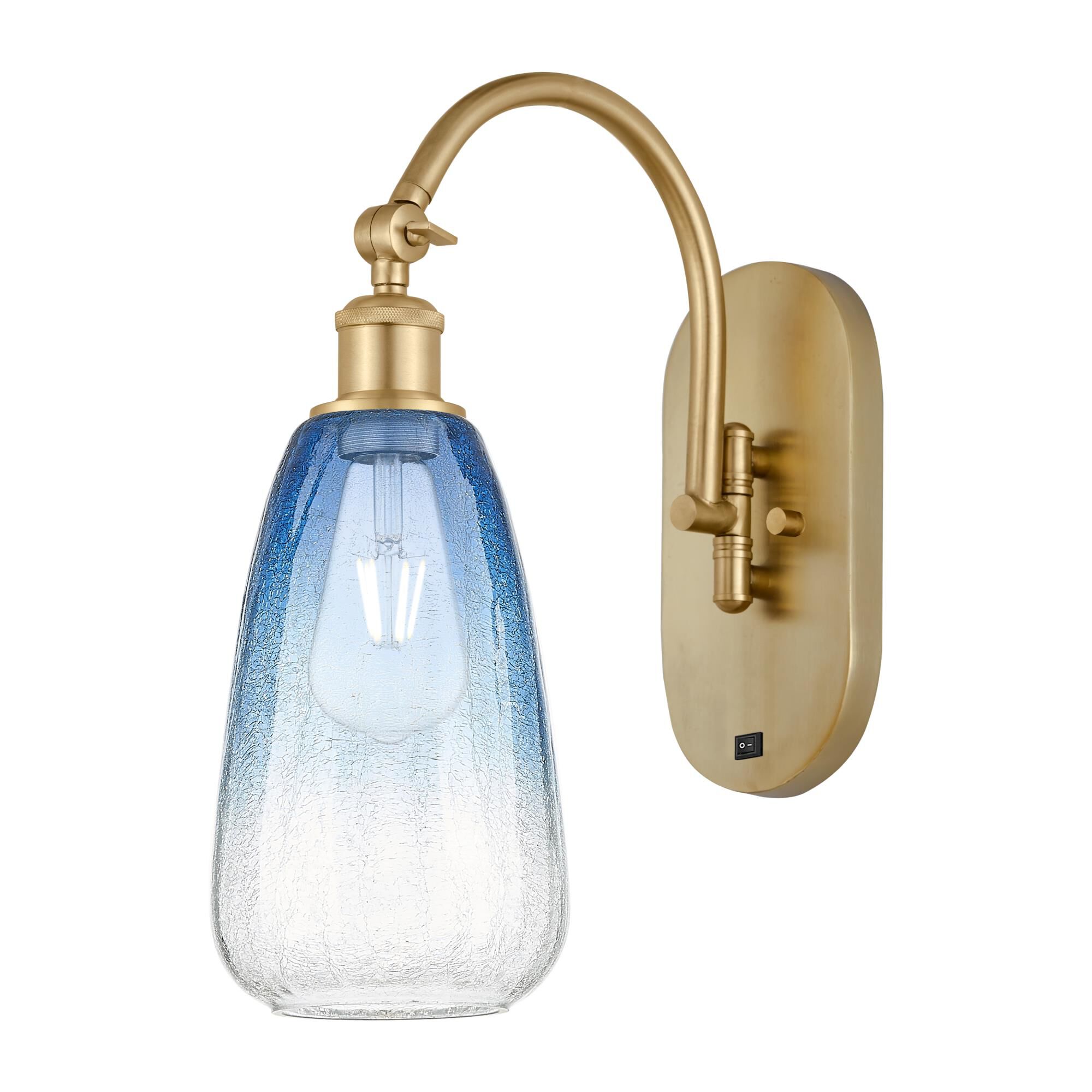 Bruno Marashlian Brookhaven Almond 6 Inch Wall Swing Lamp by Innovations Lighting