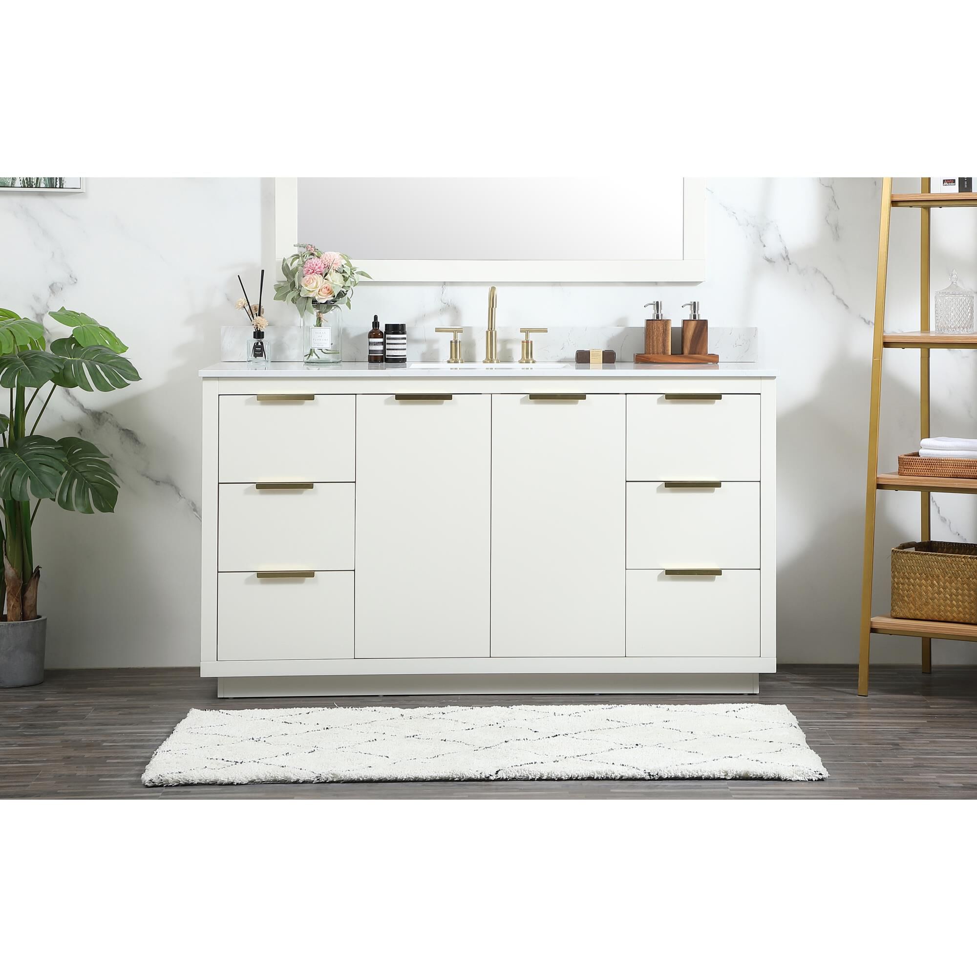 Blake 60 Inch Bath Vanity by Elegant Decor