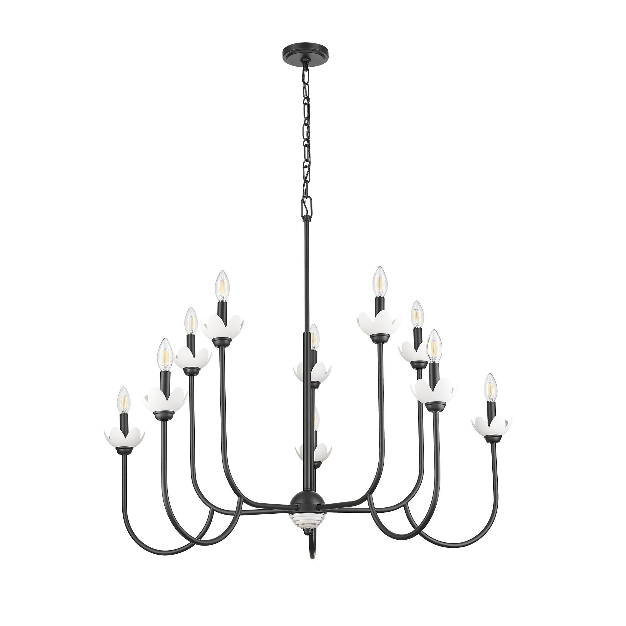 Shown in Matte Black finish and Clear Ribbed glass and Clear Ribbed shade