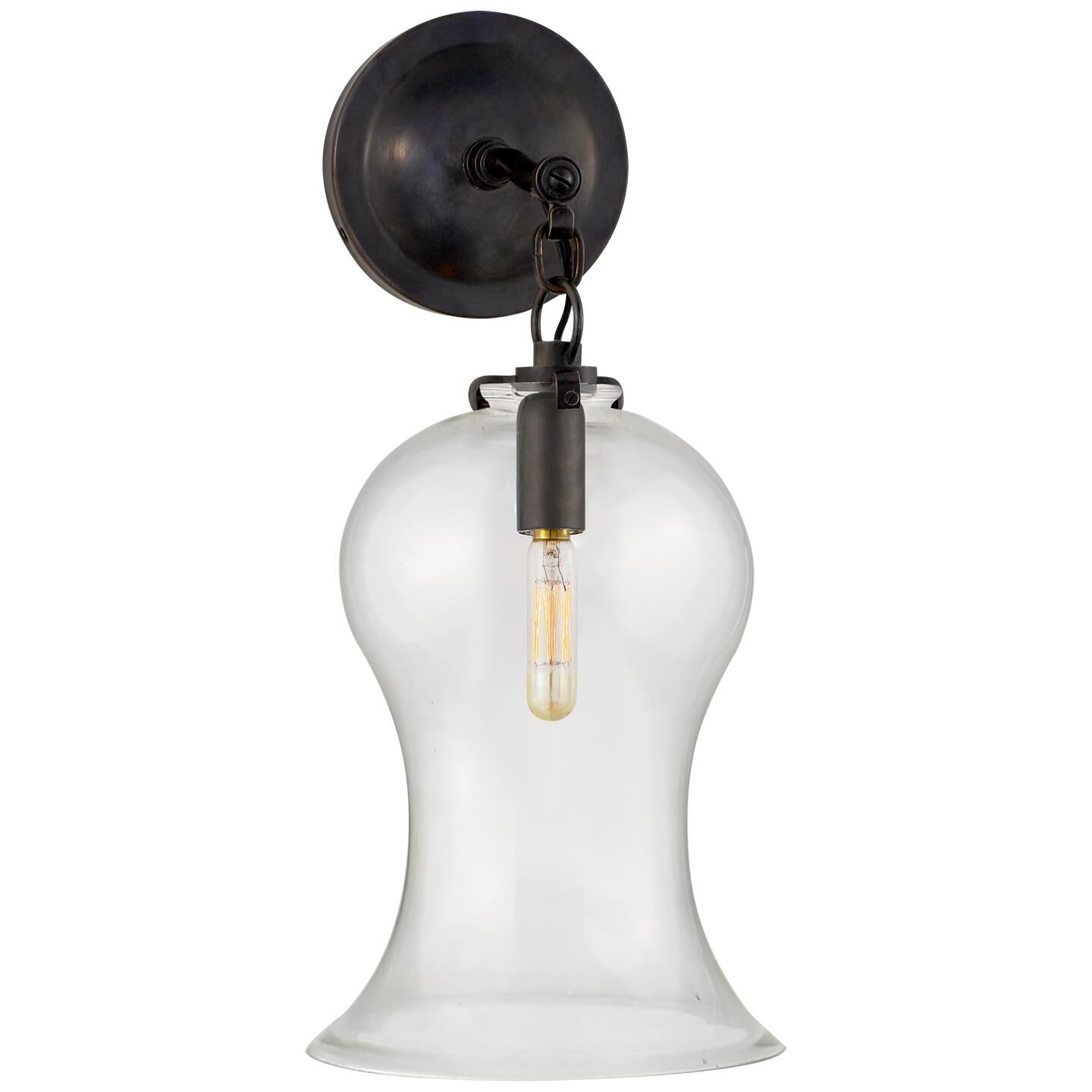 Visual Comfort Signature Collection Thomas O'Brien Katie 18 Inch Wall Sconce