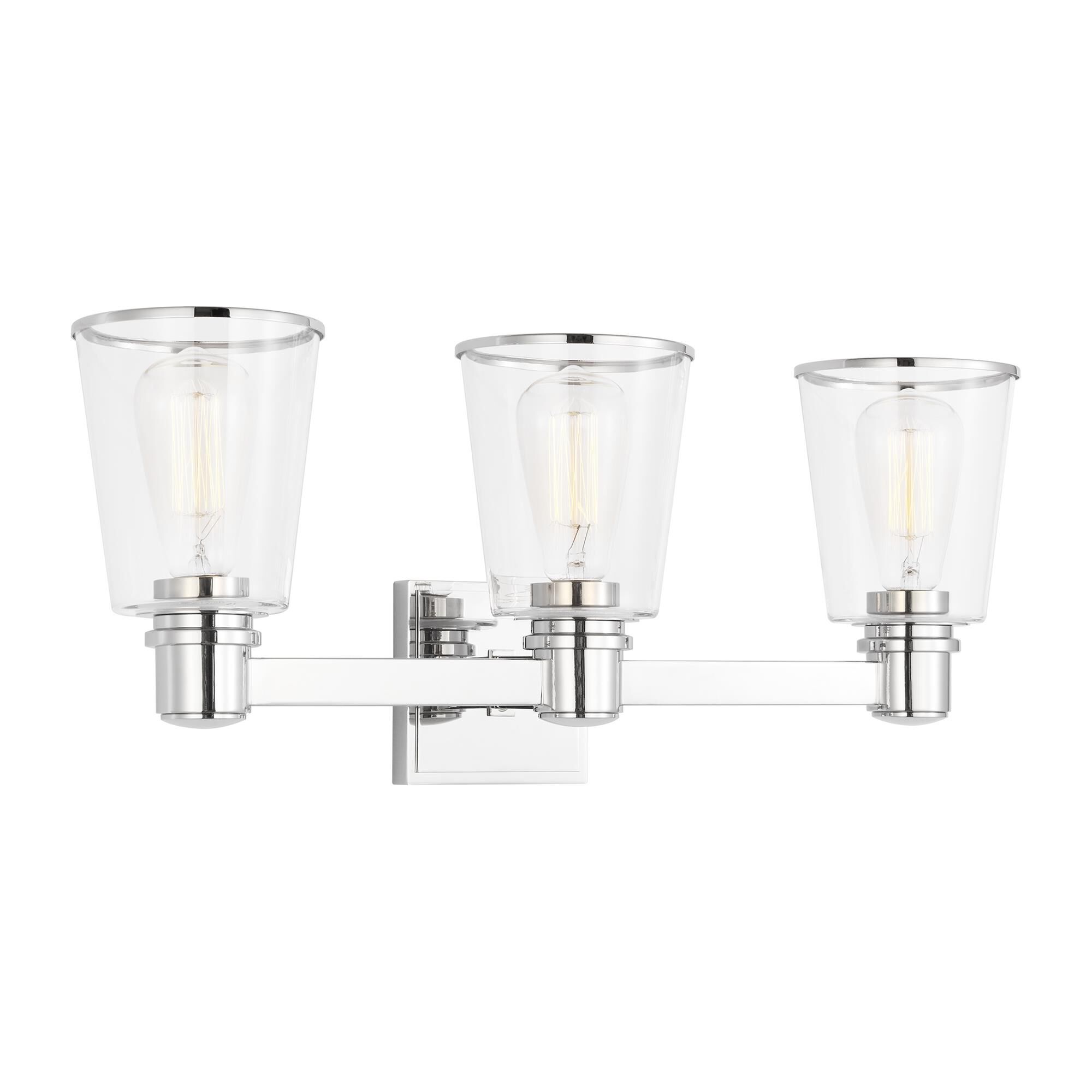 Chapman & Myers Alessa 22 Inch 3 Light Bath Vanity Light,
