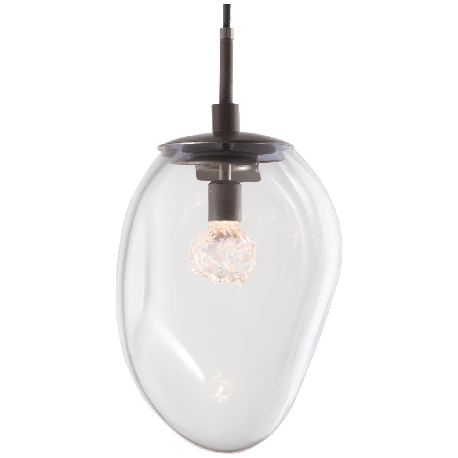 Shown in Metallic Beige Silver finish and Floret Inner Clear Outer glass