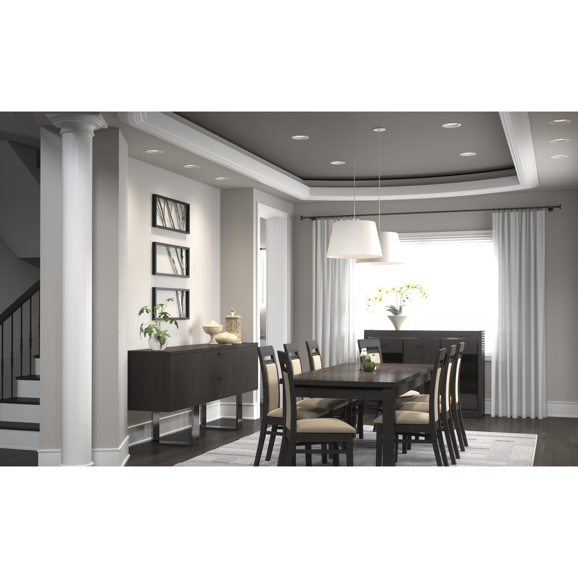 Visual Comfort Modern Collection Henley 18 Inch LED Large Pendant