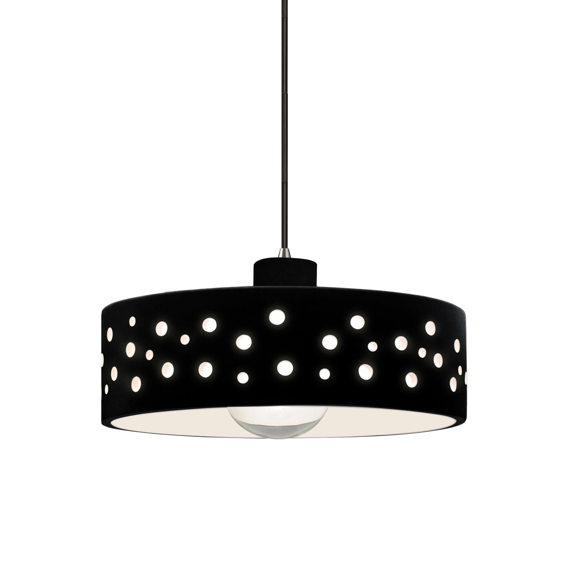Shown in Polished Chrome finish and Carbon  Matte Black shade