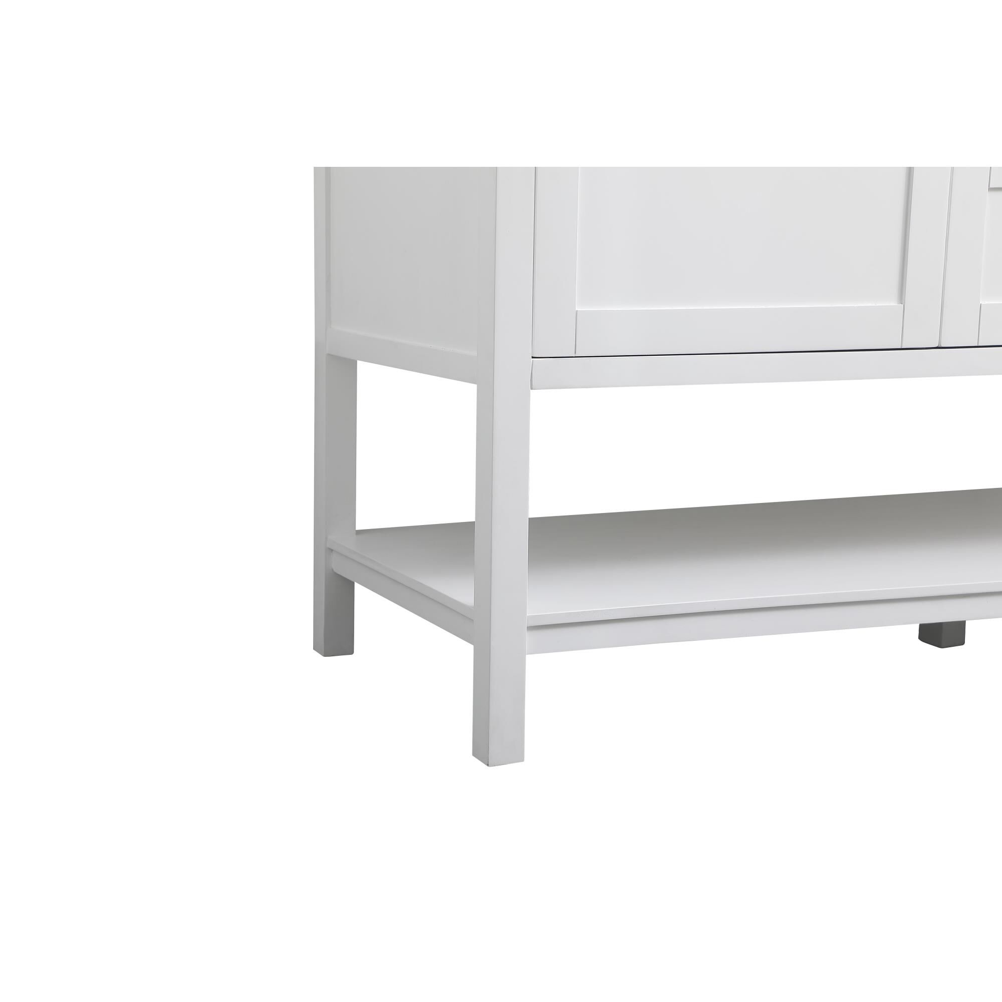 Shown in White finish