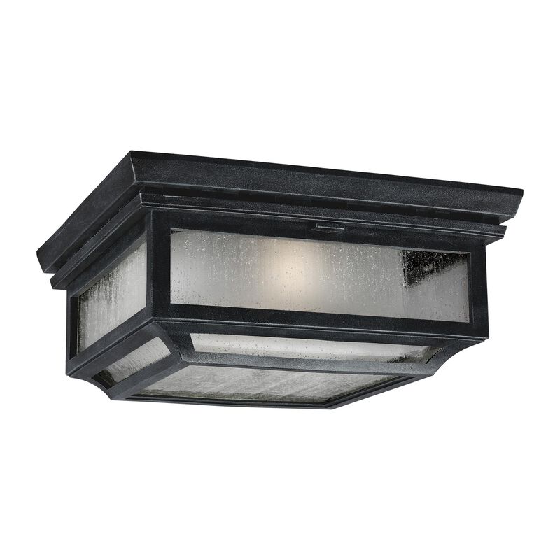Sean Lavin Shepherd 13 Inch 2 Light Outdoor Flush Mount by Visual Comfort Studio